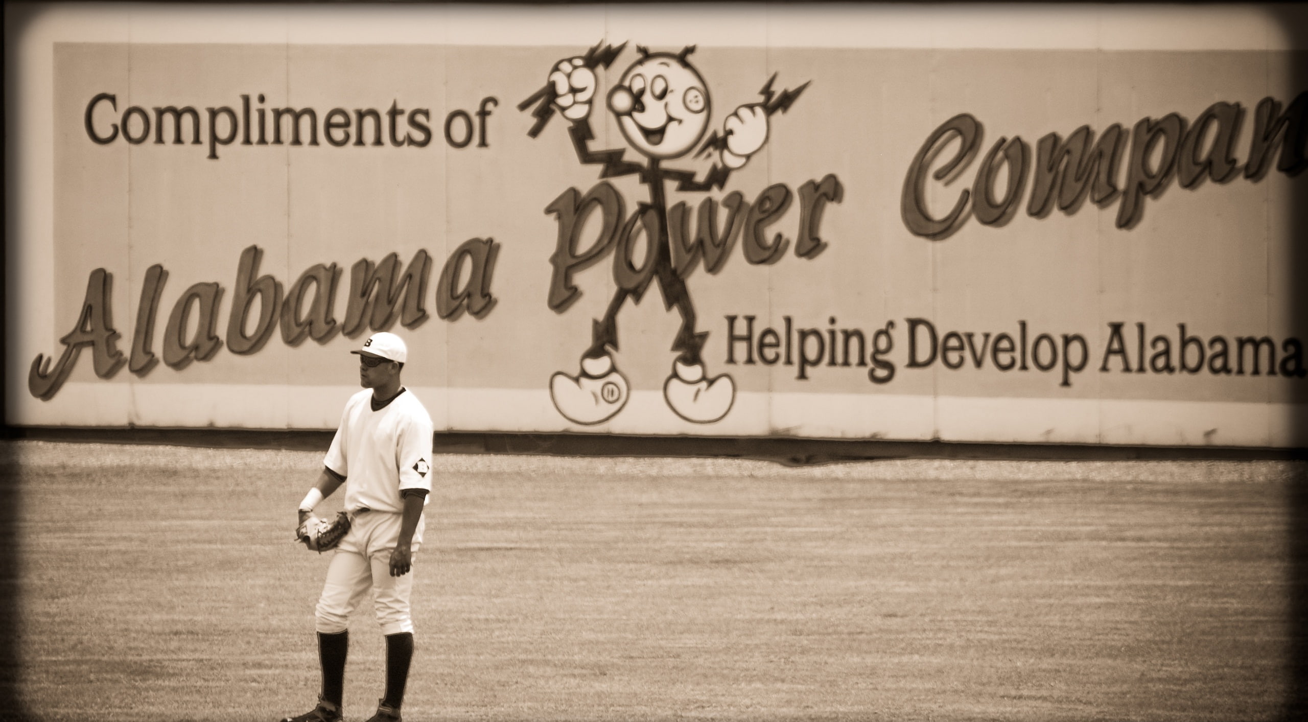 Birmingham, Vintage, Sepia, power, Alabama, united states, Rickwood Field, Baron, Rickwood, 2K, Baseball, field, HD Wallpaper