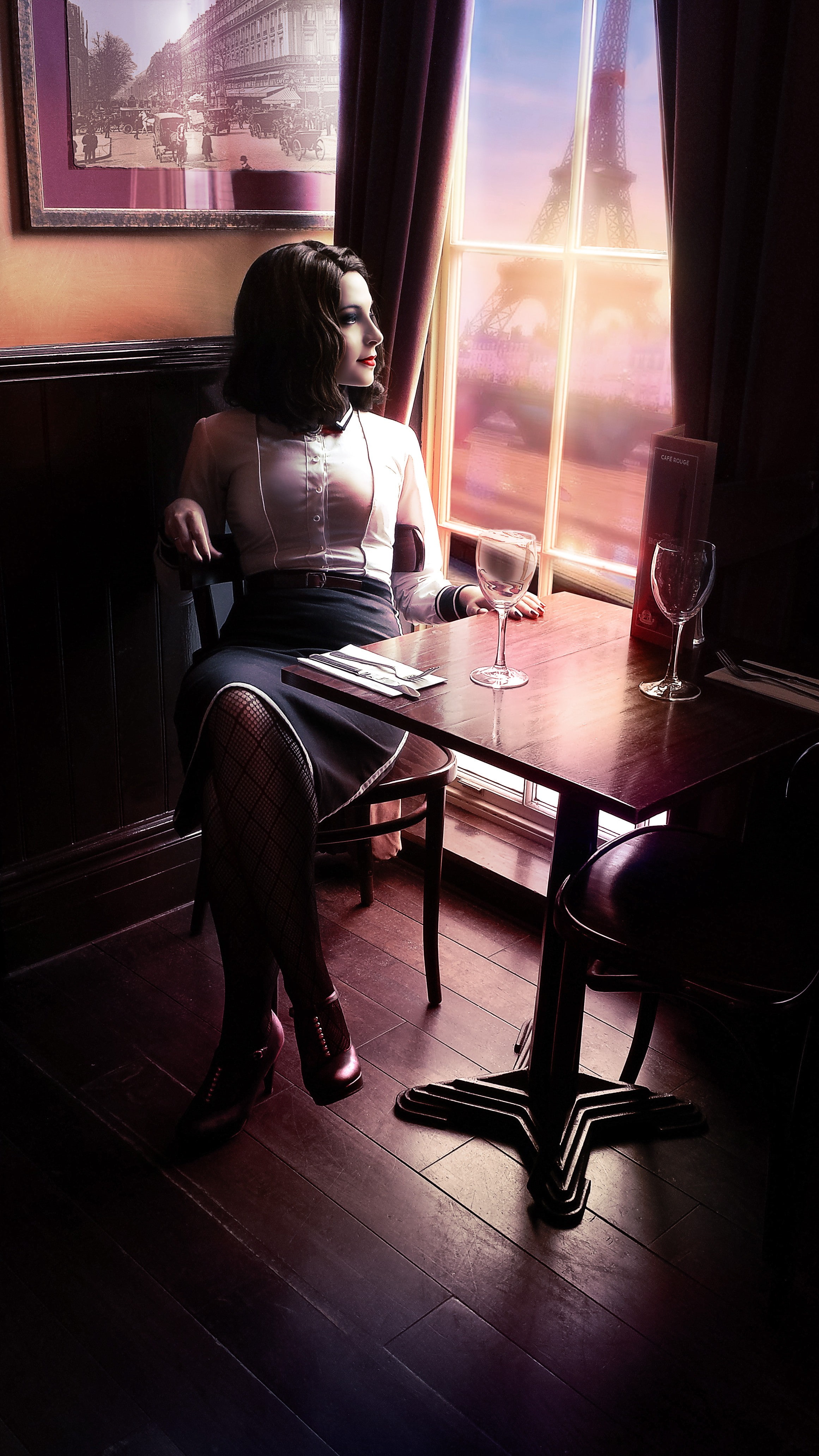 BioShock Infinite, BioShock, 4K, Elizabeth (BioShock), BioShock Infinite: Burial at Sea, cosplay, Phone HD Wallpaper