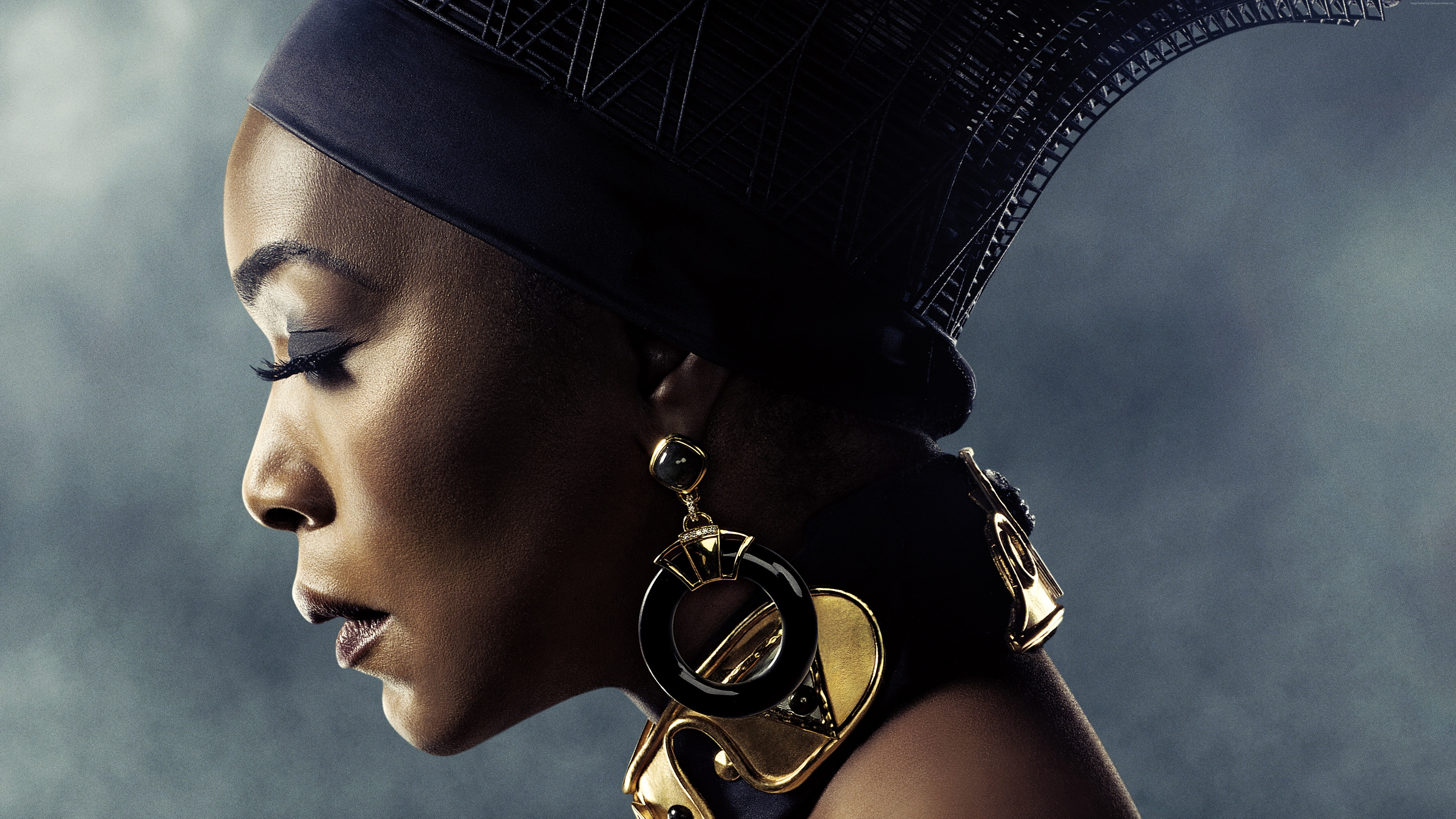 8K, Angela Bassett, 8k, Black Panther, HD Wallpaper