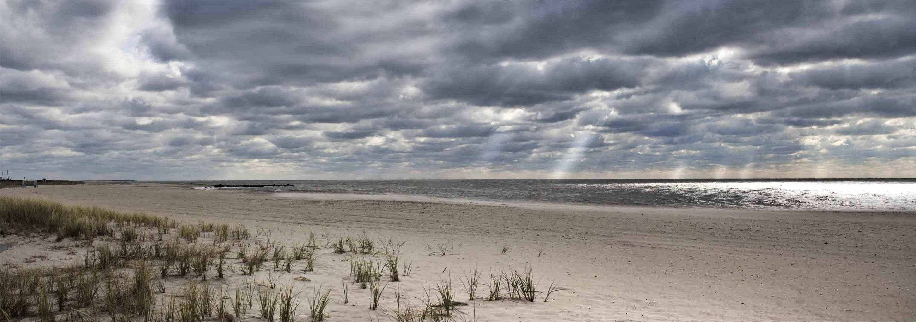 outdoors, water, may, cape may noreaster, day, clouds, urban skyline, scenic, sky, sea, scenics - nature, nj, sand, nature, tranquil scene, landscape, scenics, HD Wallpaper