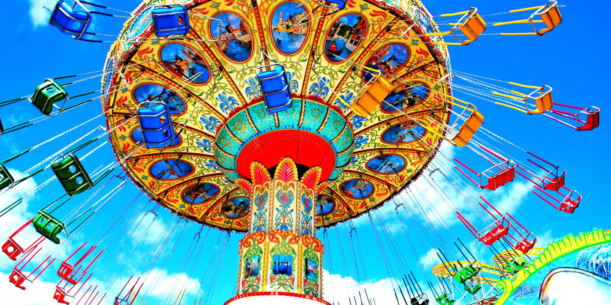 waterpark, fiesta, nj, green, tourist, casino, terrific, country, 1080P, breakwater, pier, place, beach, city, flying, red, photo, us, yellow, HD Wallpaper