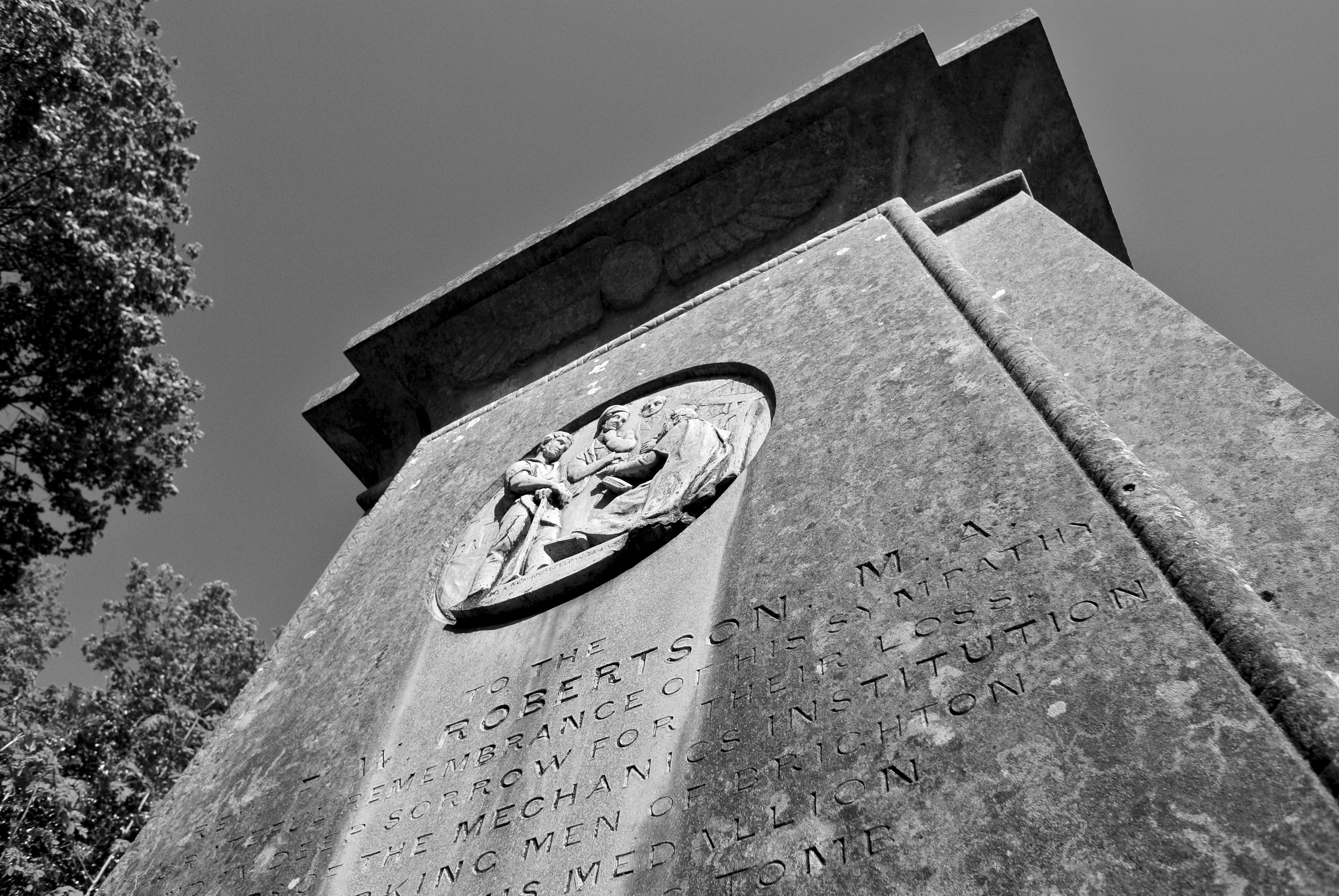 black, mysterious, building, 4K, Cemetery, stone, religion, funeral, brighton, black And White, headstone, the past, Graveyard, craft, concepts And Ideas, HD Wallpaper