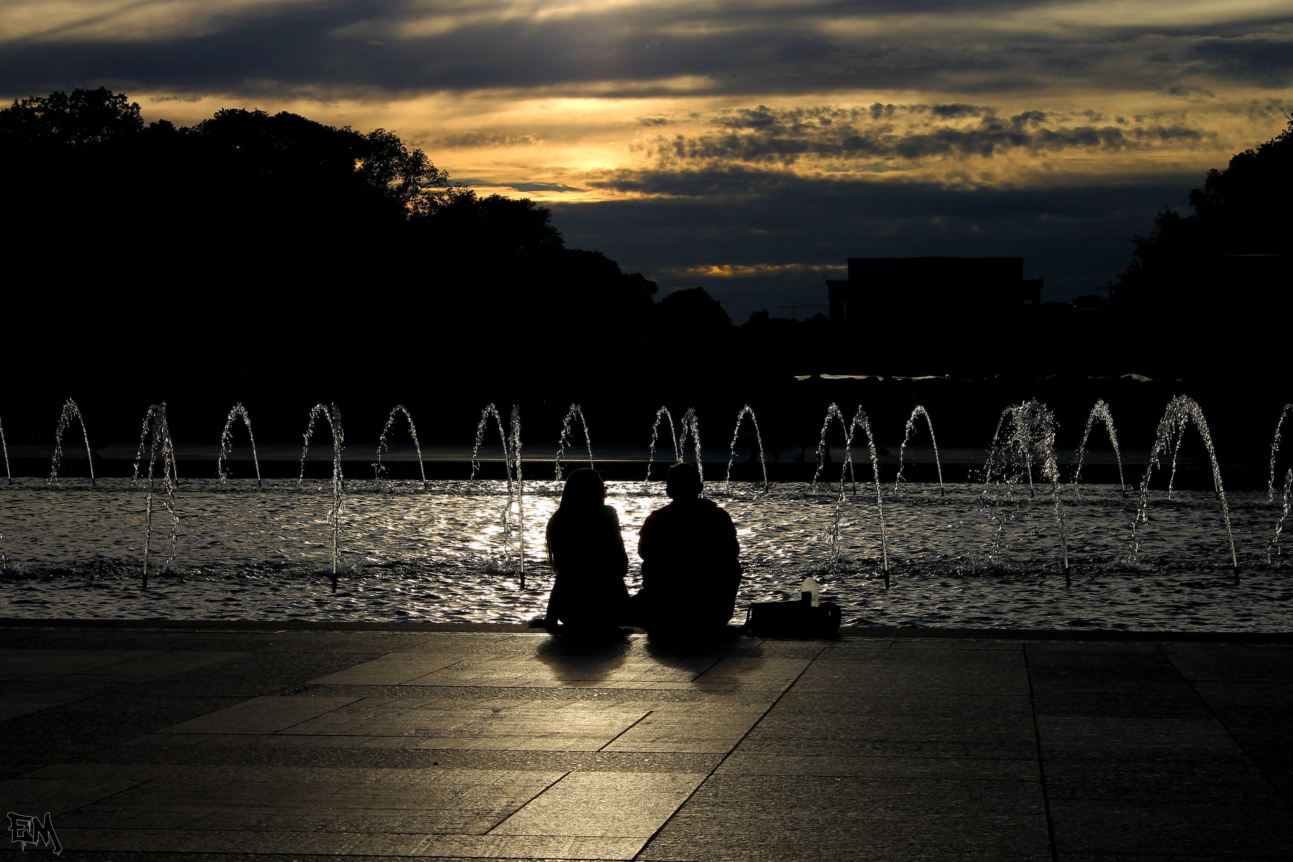 war, washington, silhouette, world, 4K, world-war-ii, fountain, capitol, ii, veteran, wwii, national, memorial, nation-world-war-ii-memorial, HD Wallpaper