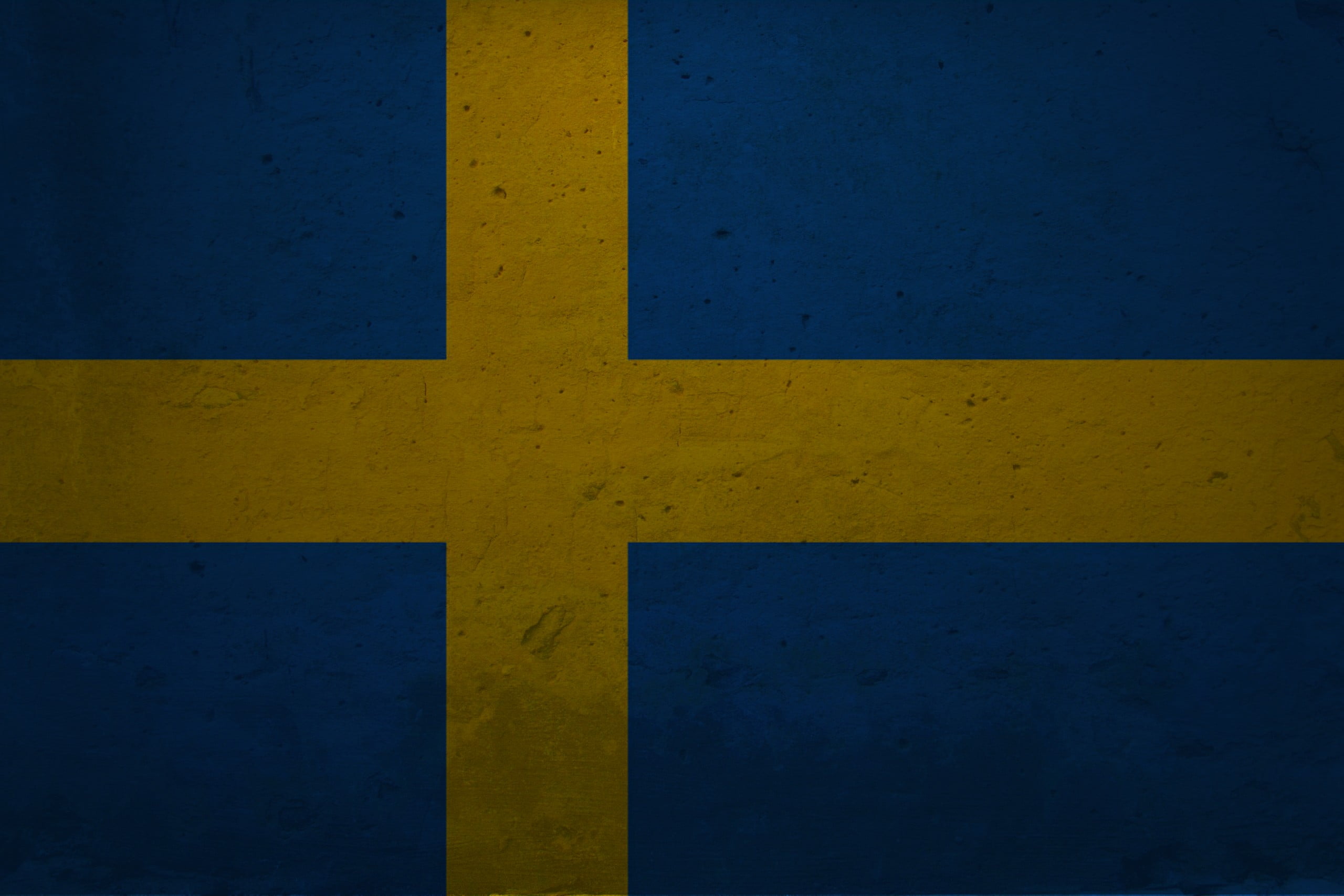 yellow, white color, textured, shape, abstract, blue, architecture, Sverige, design, close-up, flag, built structure, black color, striped, indoors, full frame, HD Wallpaper