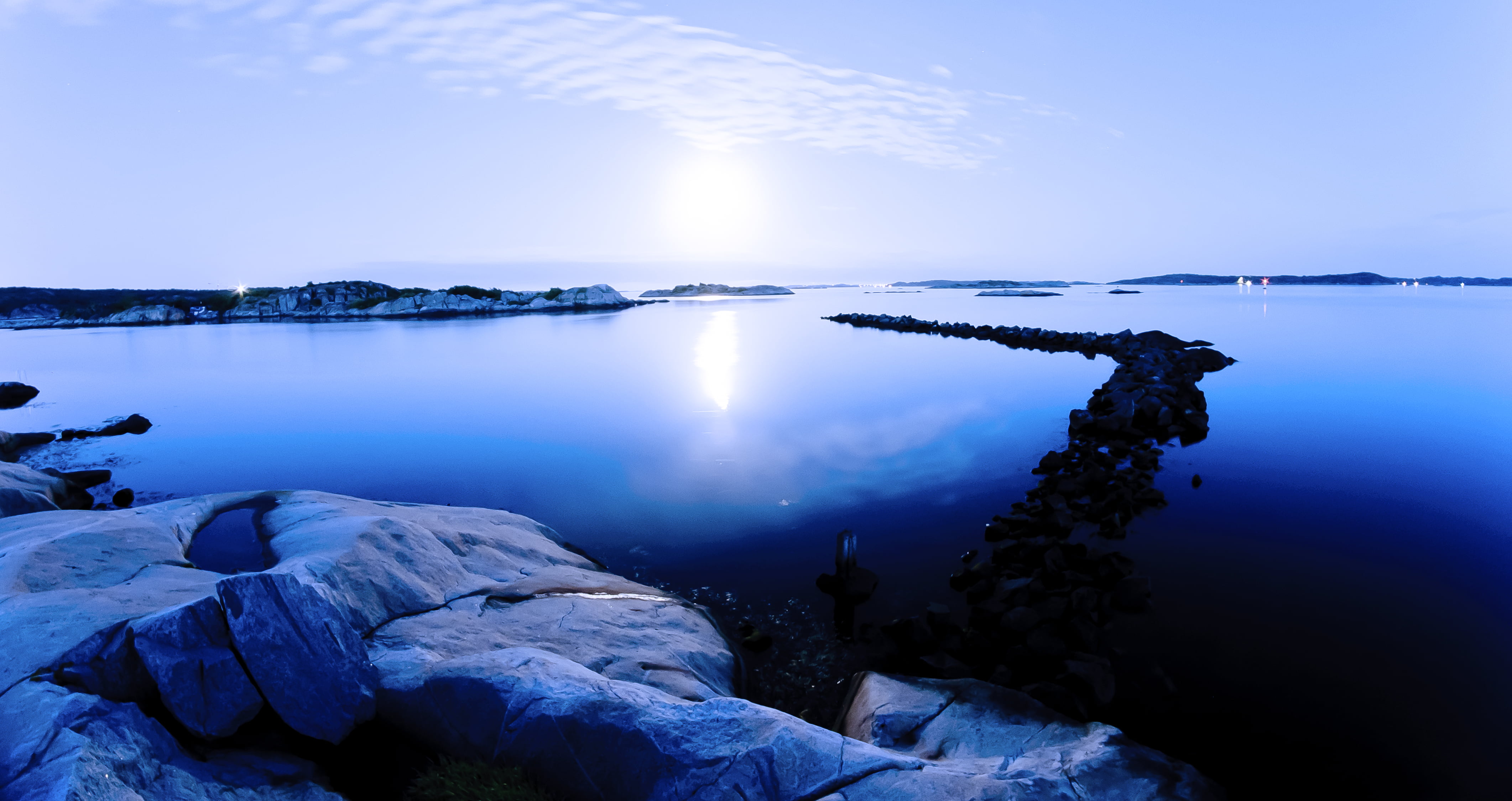 sea, outdoors, golden hour, body, lake, 4K, blue, Gothenburg  Göteborg, gray, sunset, mountain, sjö, landscape, gray mountain, water, sweden, golden, reflection, HD Wallpaper