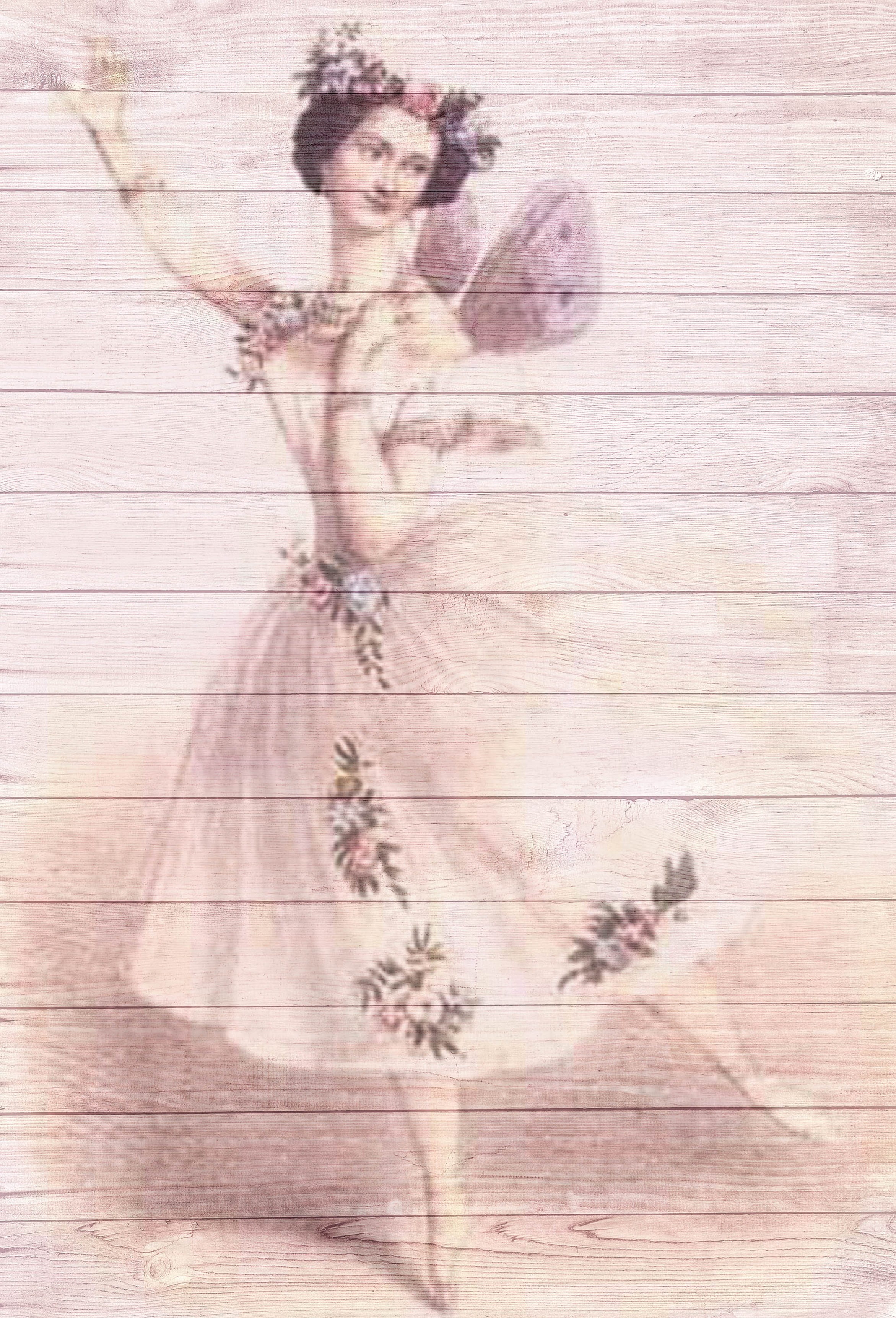 creativity, beautiful people, women, on wood, painting, shabby chic, one person, beauty, old, human representation, background, nostalgic, playful, fantasy, Phone HD Wallpaper
