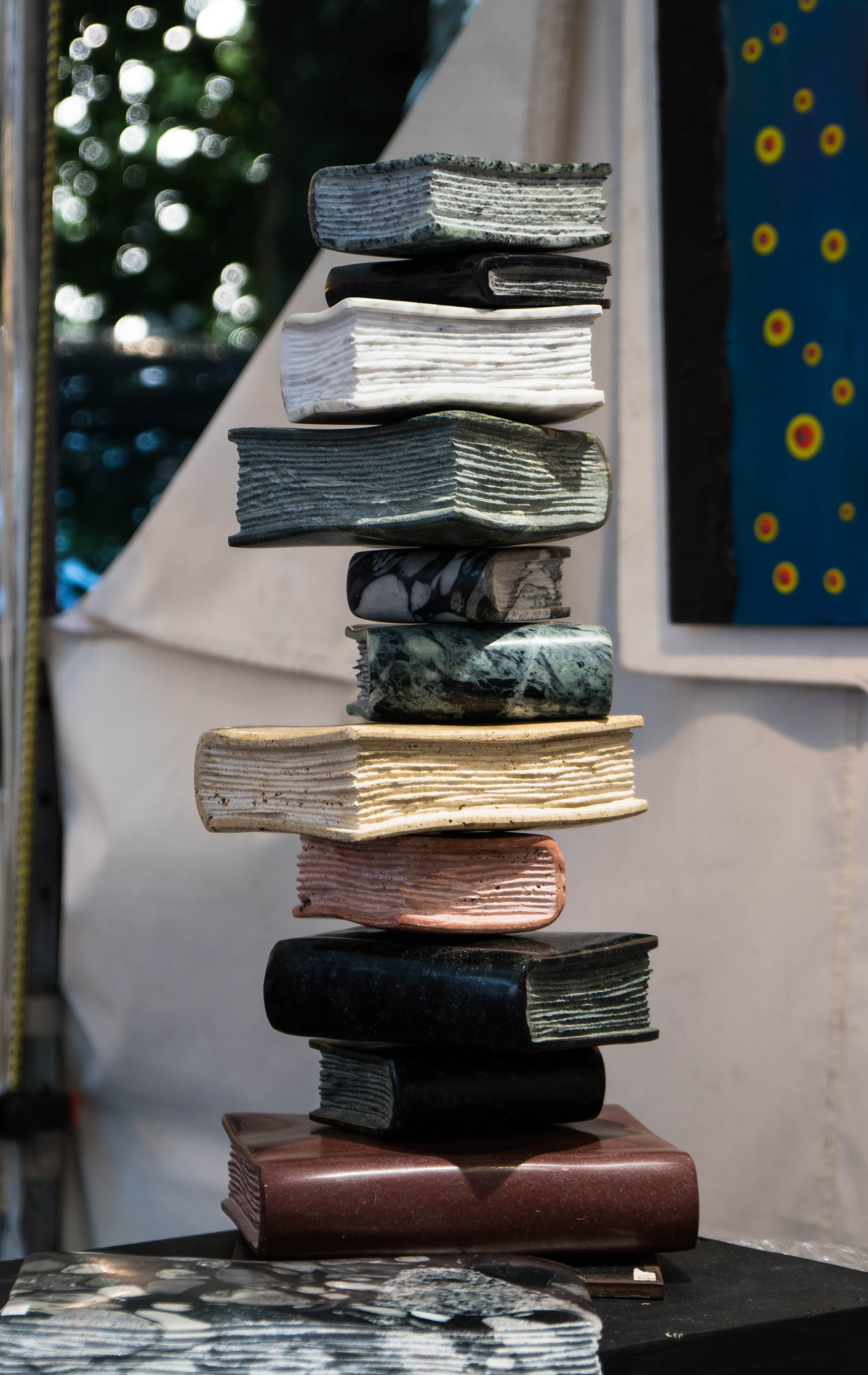 stone, read, focus on foreground, antiquariat, balance, education, associations, old books, information, stacked, paper, choice, book stack, bookcase, publication, Phone HD Wallpaper