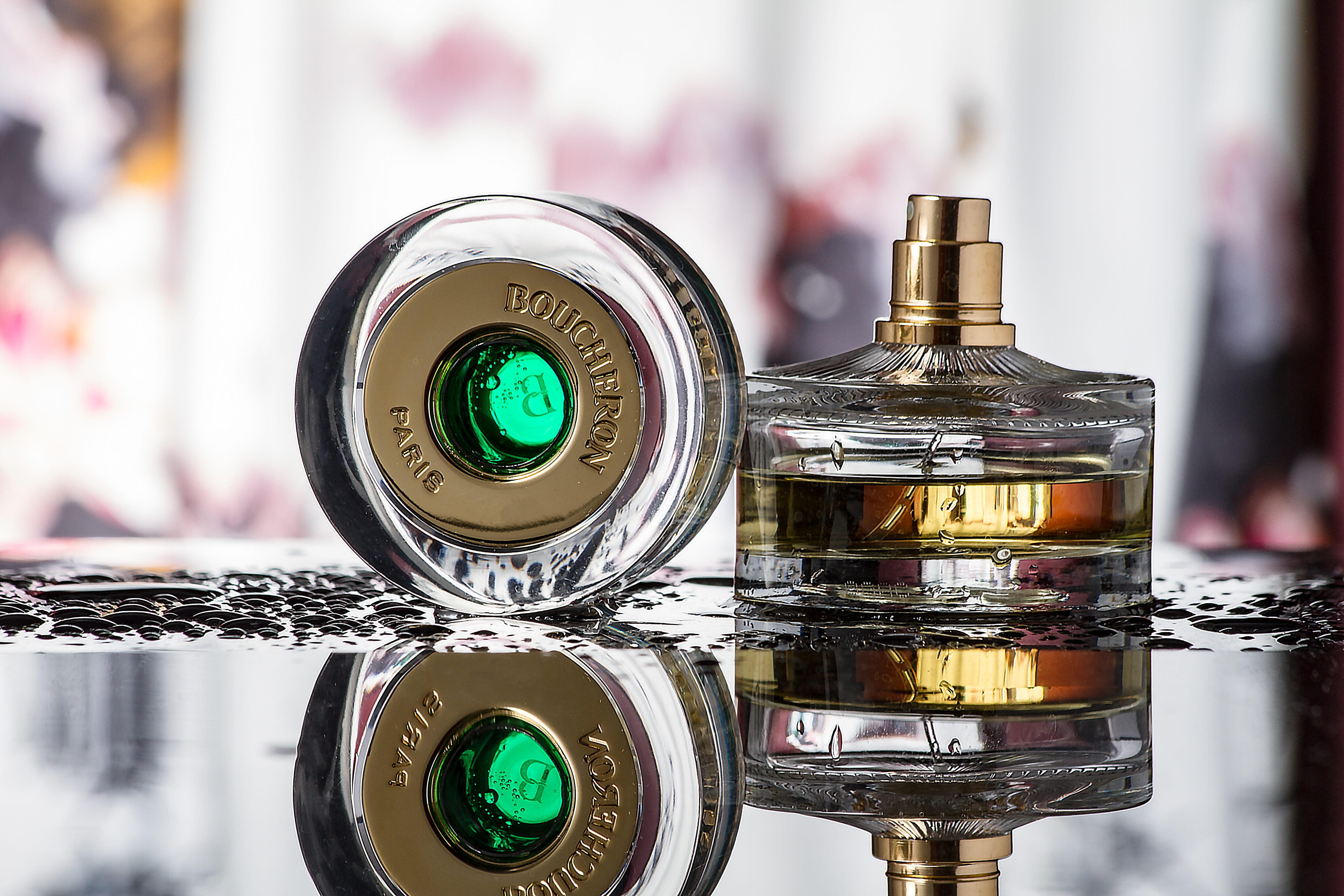 no people, retail, perfume bottle, focus on foreground, close-up, wealth, wellness, glass - material, business, bottle, reflection, shiny, container, finance, HD Wallpaper