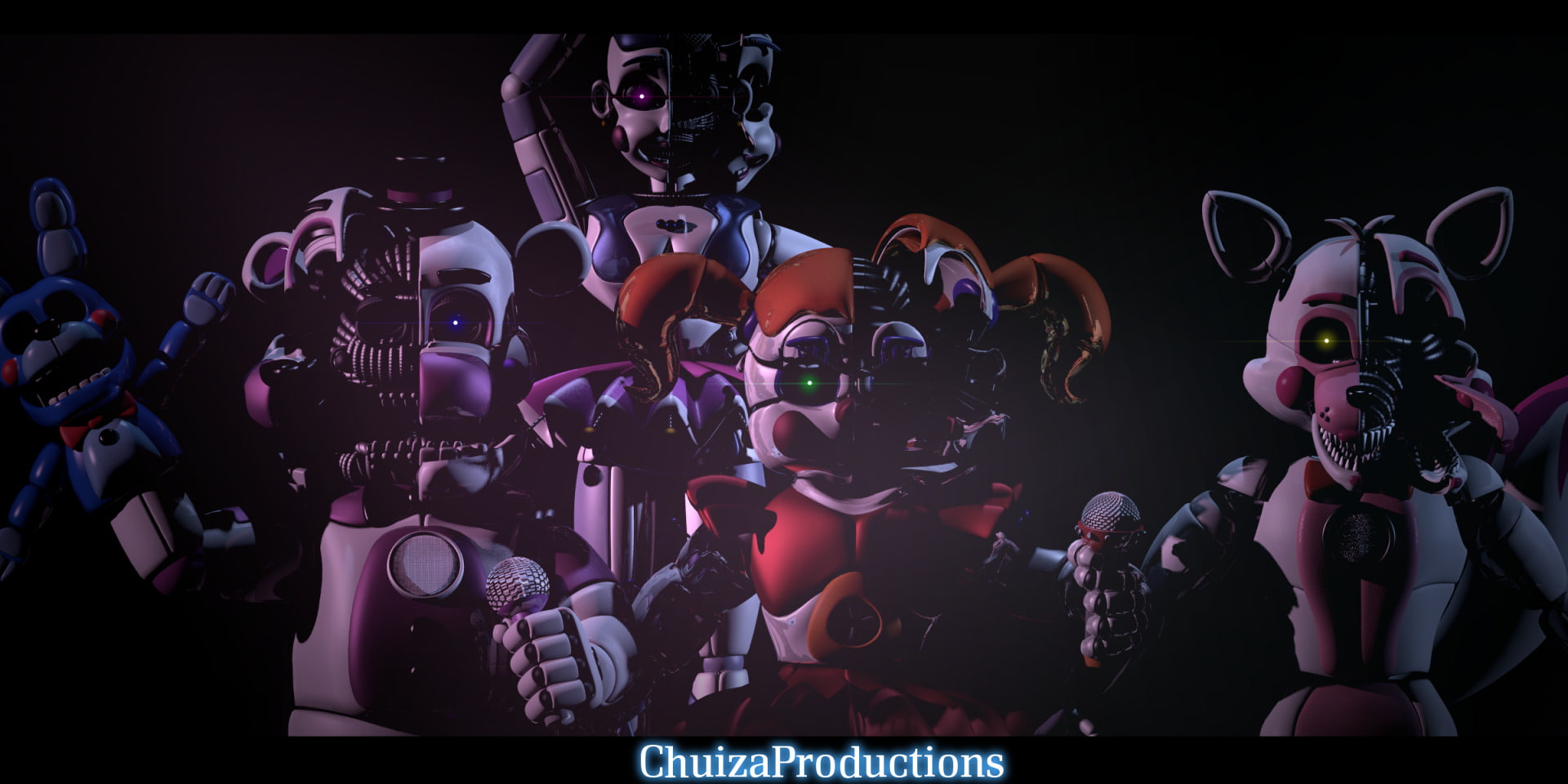 Five Nights at Freddys, Five Nights at Freddys: Sister Location, 1080P, HD Wallpaper