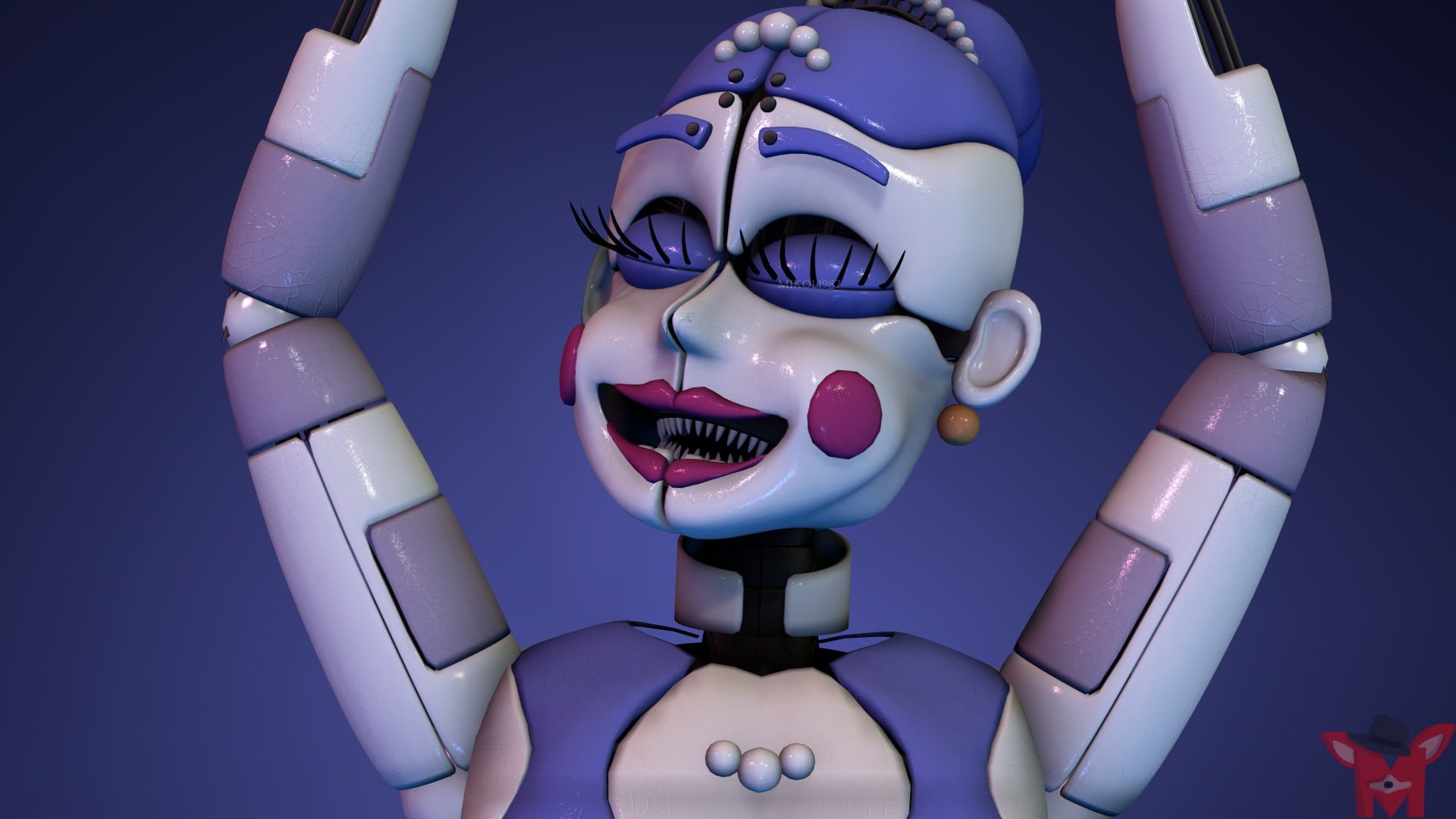 Five Nights at Freddys, Five Nights at Freddys: Sister Location, 1080P, HD Wallpaper