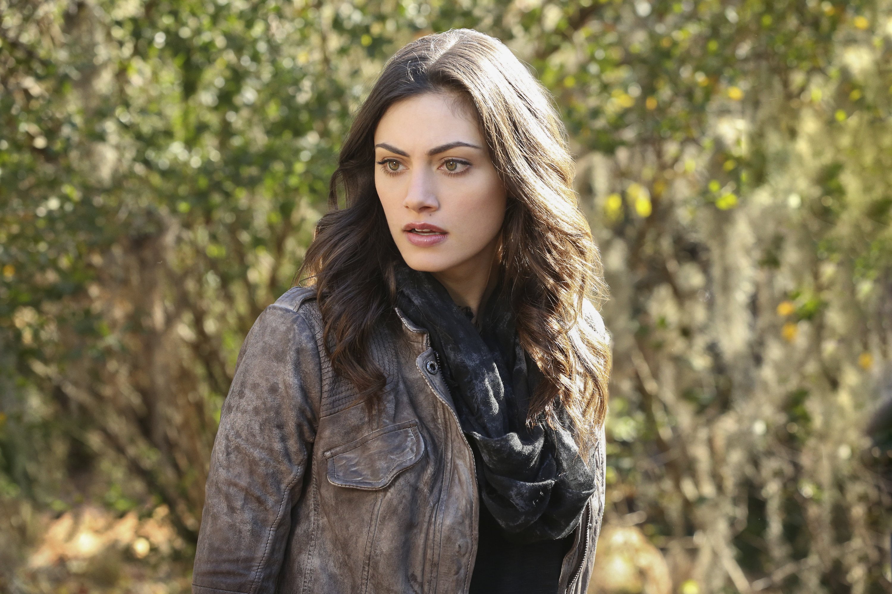 jacket, Original, look, makeup, 2K, pose, Ancient, the series, Hayley Marshall, Phoebe Tonkin, HD Wallpaper
