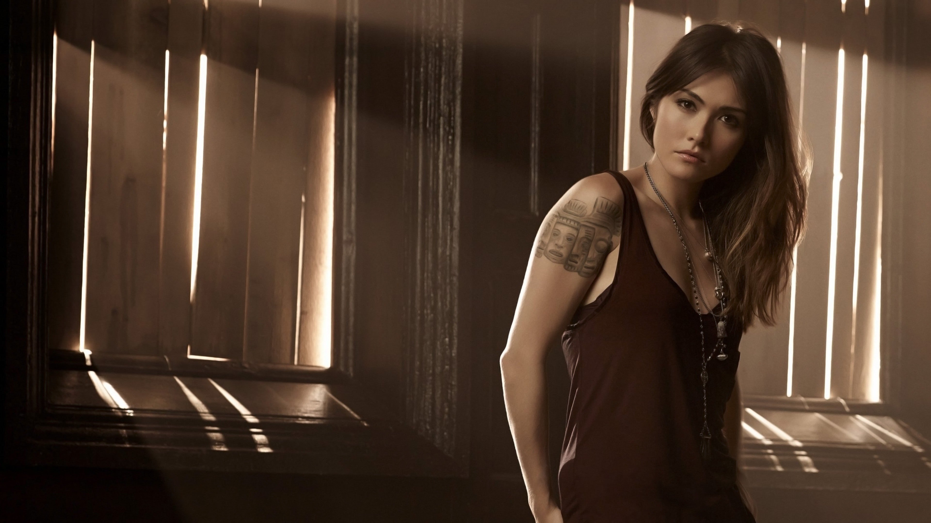 4K, tv series, The Originals, pose, girl, witch, tatoo, Daniella Pineda, HD Wallpaper