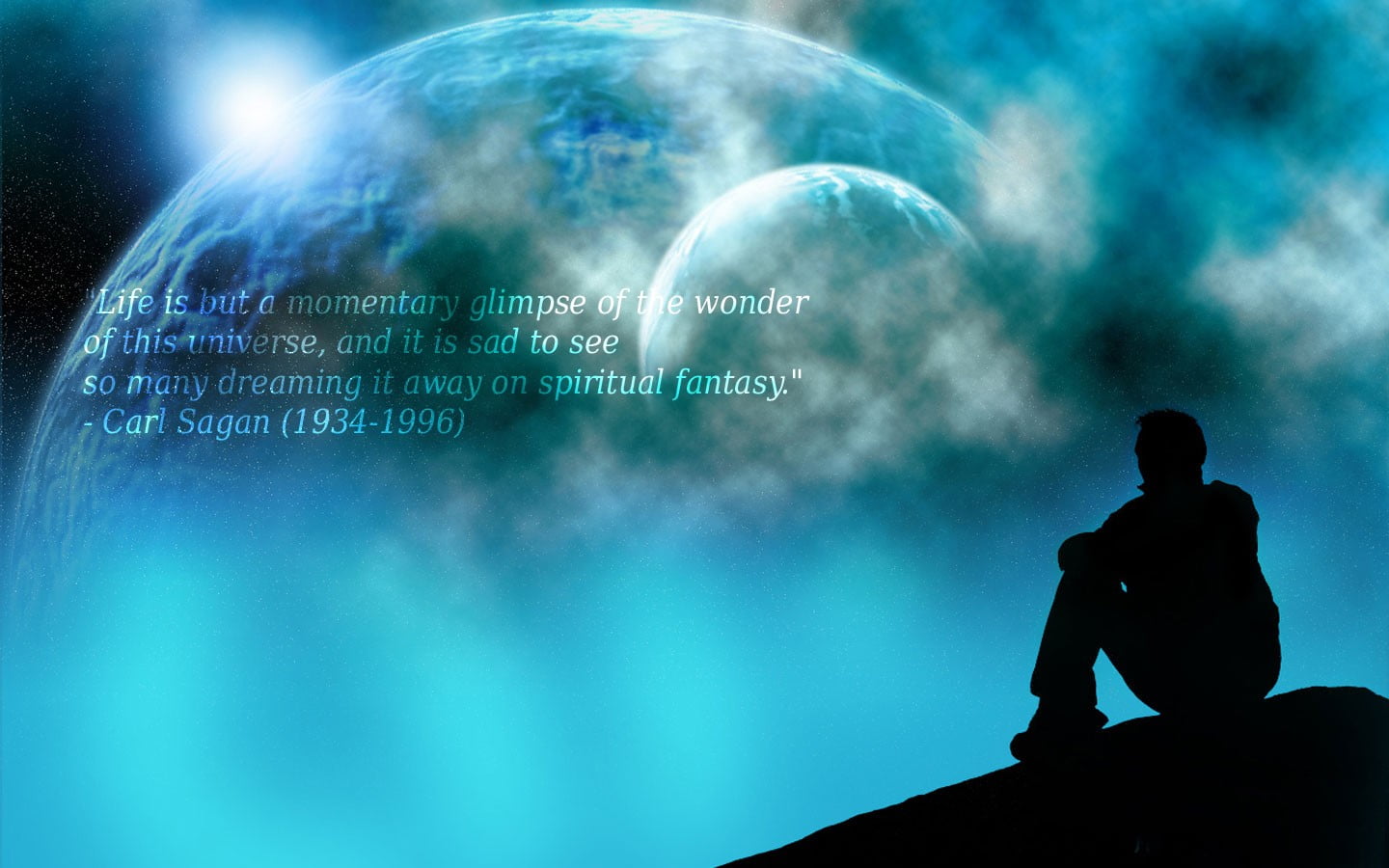 sky, people, Carl Sagan, space, standing, man, nature, outdoors, communication, text, quote, technology, wireless technology, architecture, men, science, HD Wallpaper