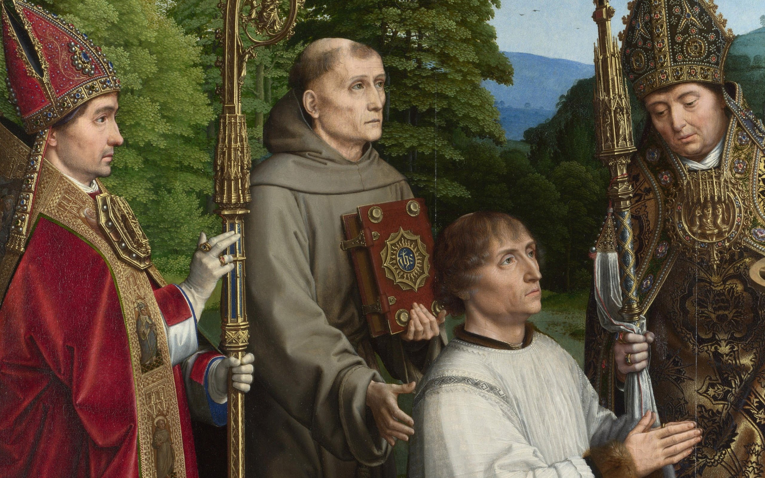 vintage, London, Jesus, gods, God, artwork, 2560x1600 px, classic, religion, art, history, painting, christian, Catholic, 2K, artistic, HD Wallpaper