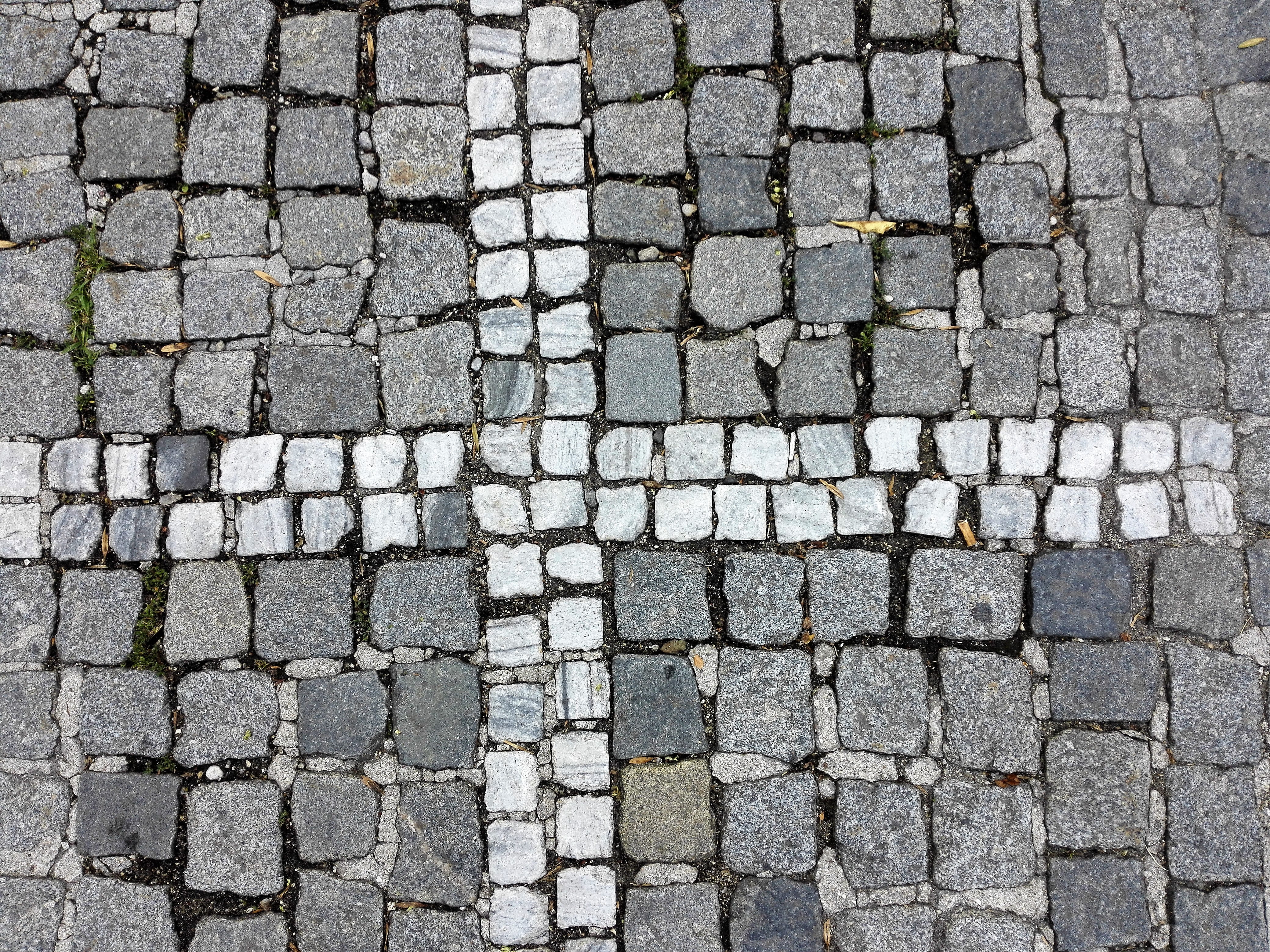 Paving Stones, high angle view, full frame, gray, city, christian, backgrounds, no people, day, 4K, stone, structure, architecture, away, cobblestone, HD Wallpaper