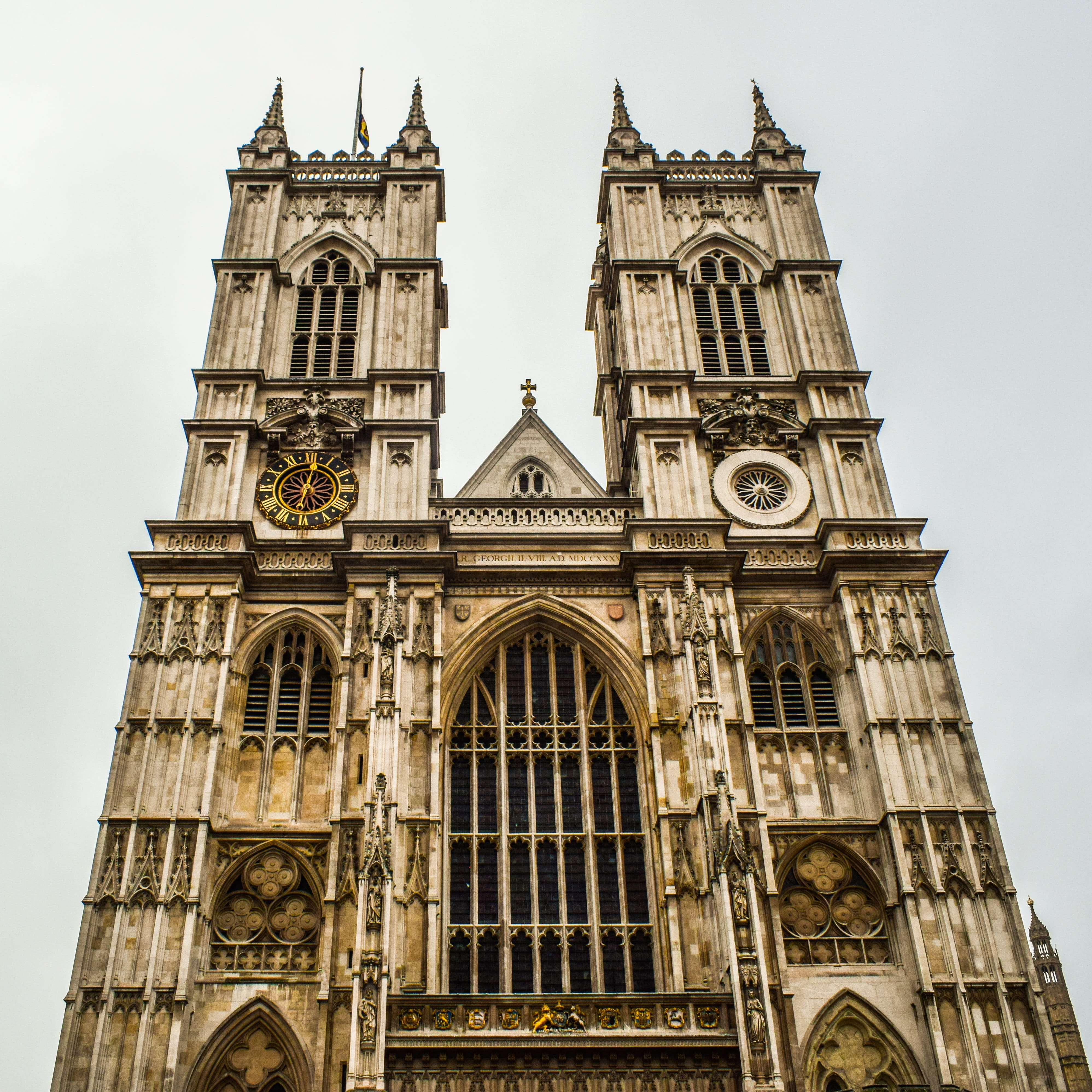 british, cathedral, religion, day, england, towers, london, britain, no people, low angle view, sky, ornate, tower, coronation church, place of worship, Phone HD Wallpaper
