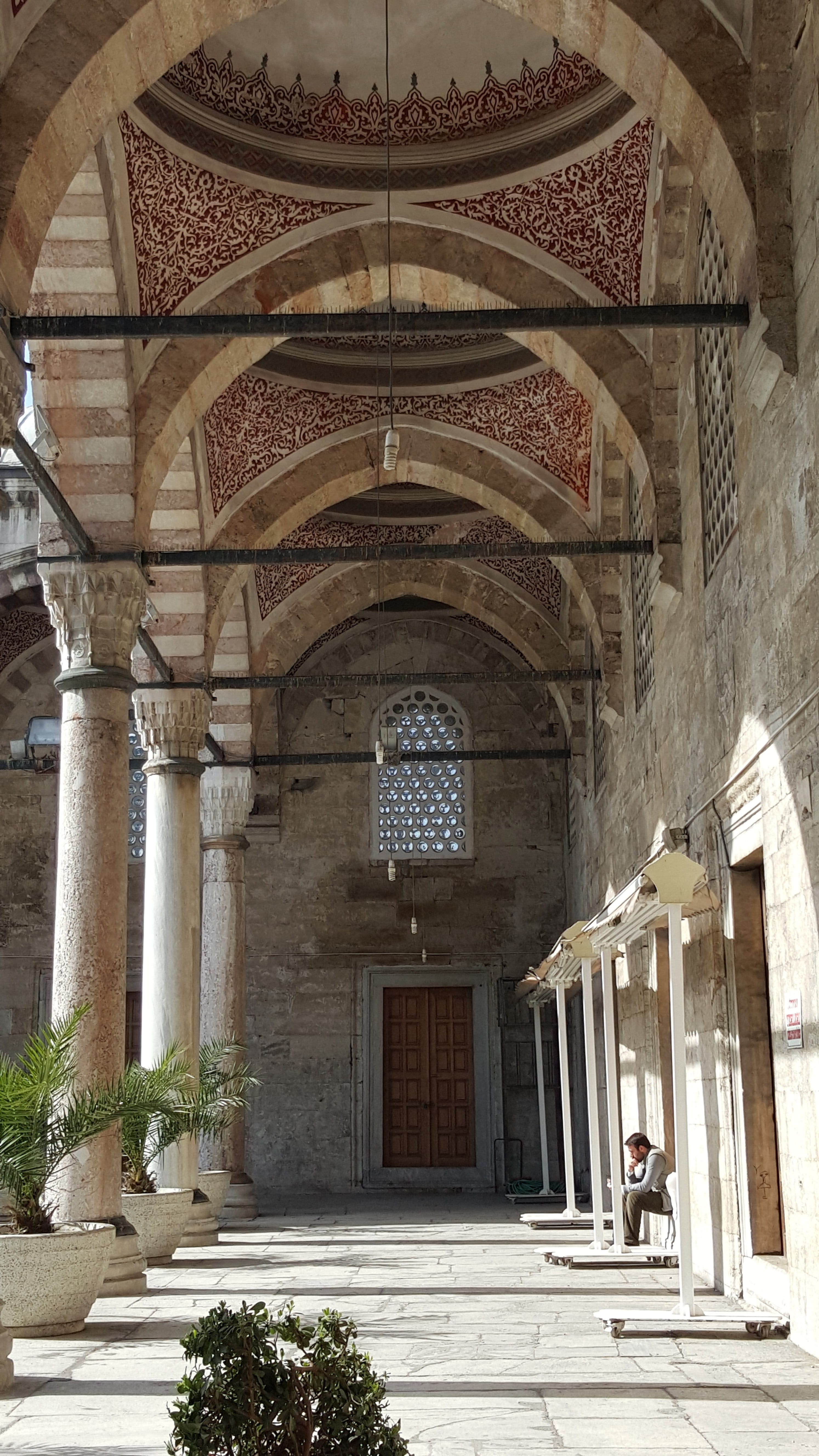 place of worship, the past, arched, belief, no people, lighting equipment, archway, ornate, history, Turkey, door, constantinople, famous, day, building, Phone HD Wallpaper