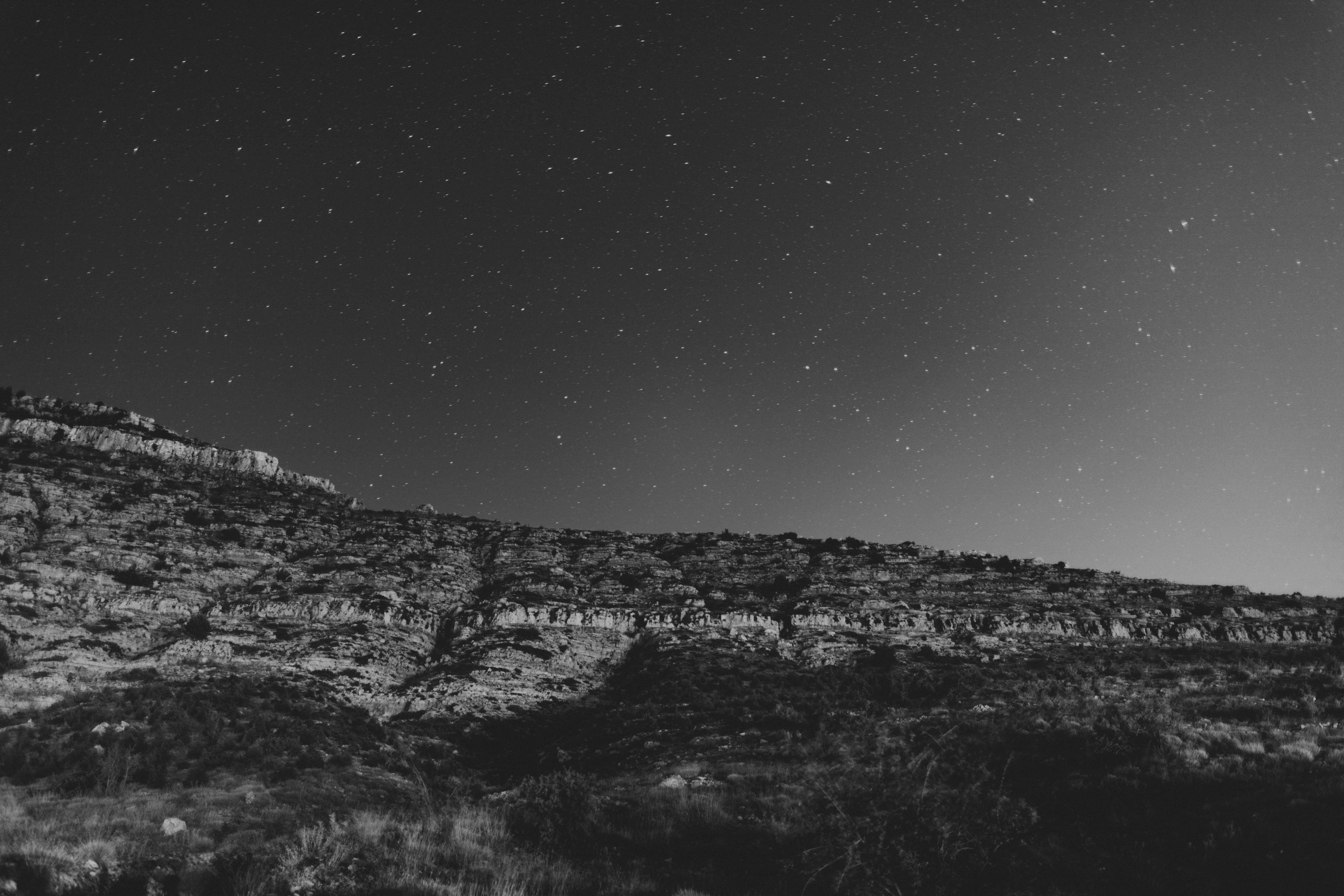 tranquility, beauty in nature, star field, rock, night, low angle view, non-urban scene, environment, idyllic, astronomy, galaxy, quiet, space, star, ehden, HD Wallpaper