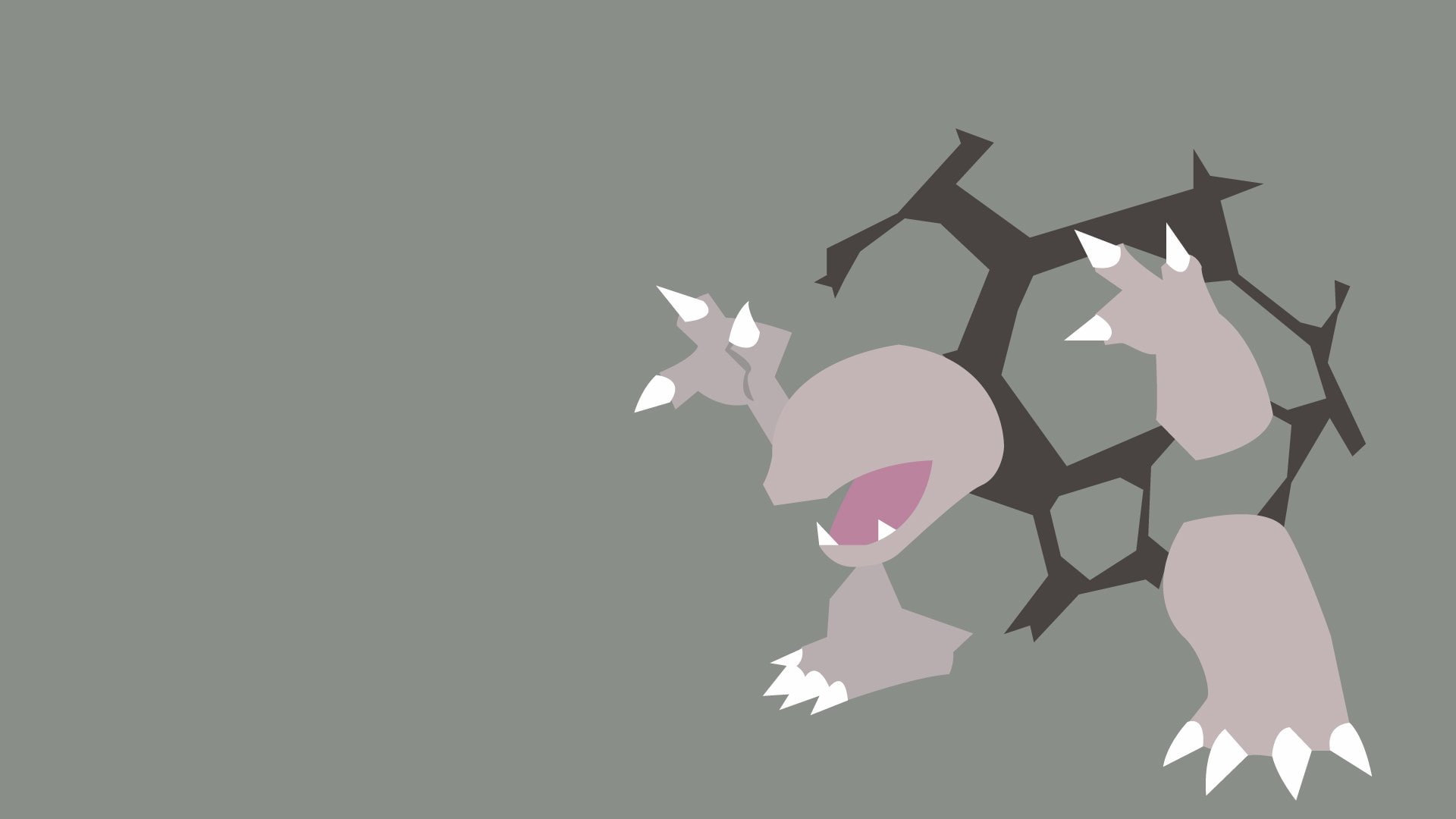 Minimalist, 1080P, Pokémon, Golem (Pokemon), HD Wallpaper