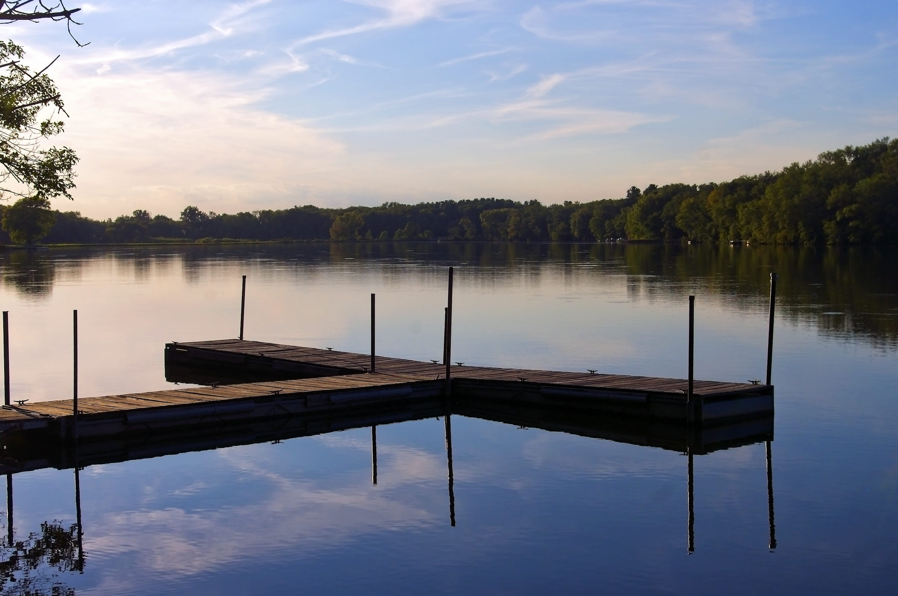 beeds lake state park, cloud - sky, non-urban scene, reflection, iowa, tranquility, summer, plant, idyllic, water, scenics - nature, beauty in nature, blue, HD Wallpaper