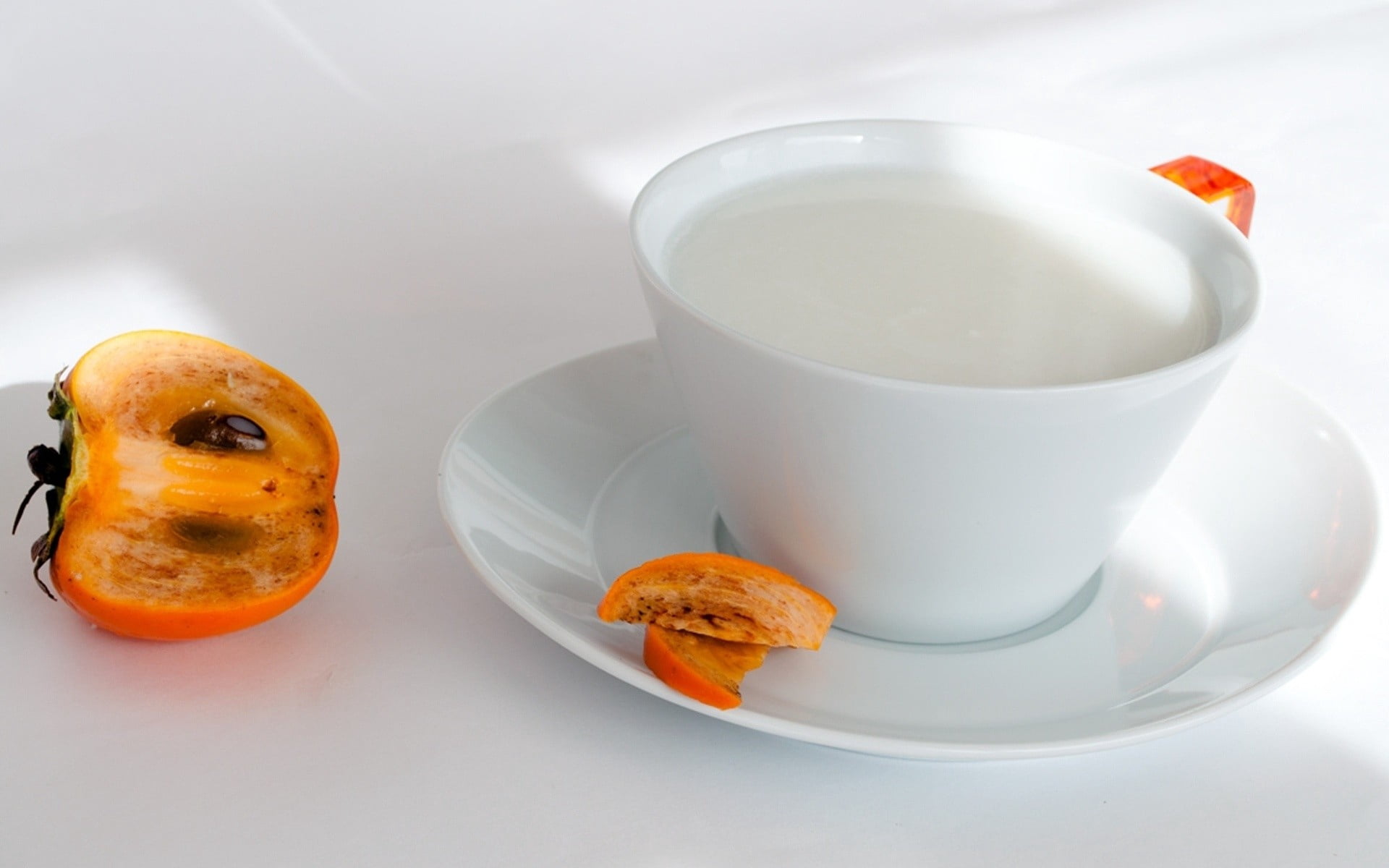 studio shot, white, baked, heat - Temperature, 1080P, tea - Hot Drink, gourmet, saucer, food and drink, morning, coffee, refreshment, bakery, fruit, tea cup, HD Wallpaper