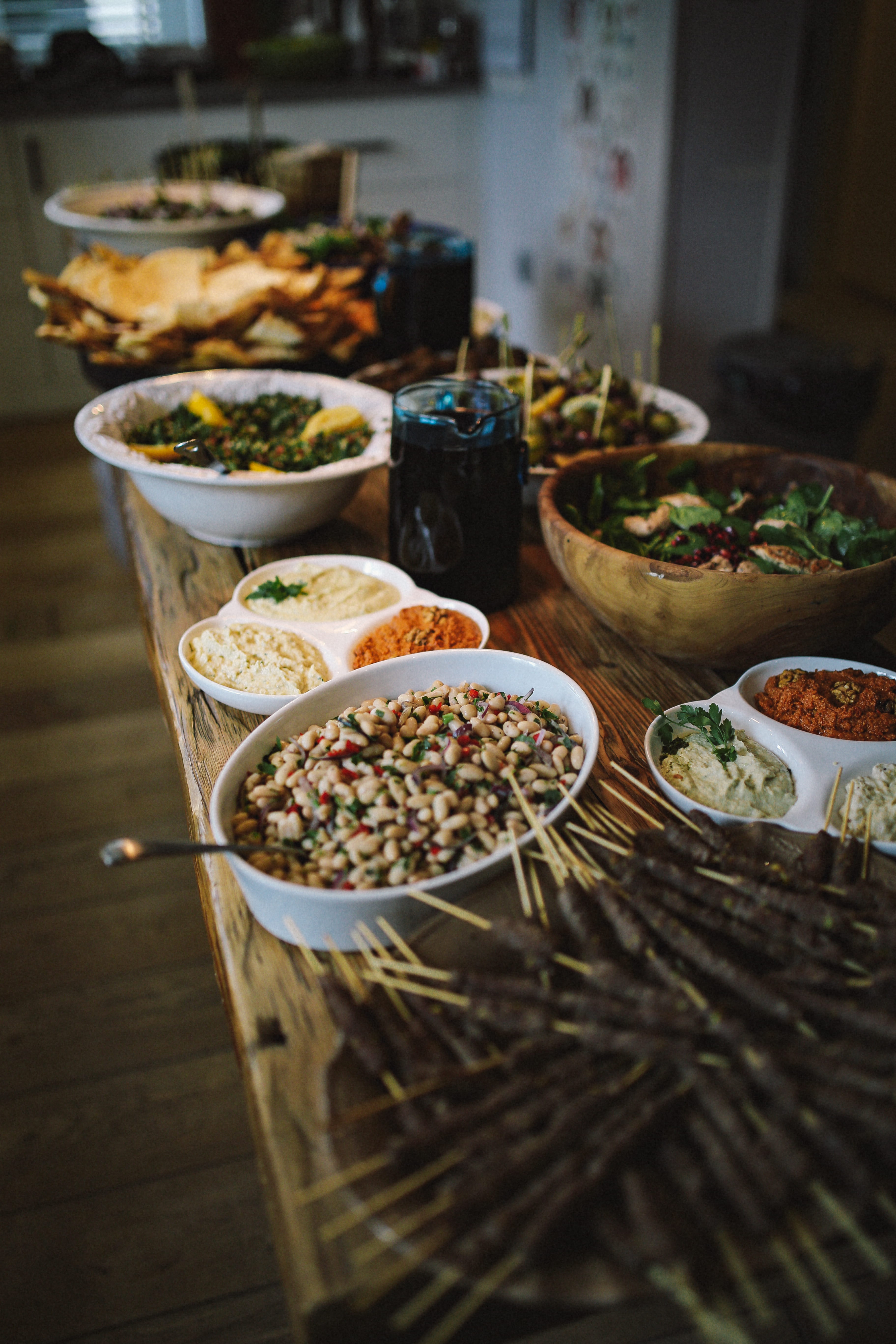high angle view, plate, still life, gourmet, healthy eating, no people, lunch, focus on foreground, vegetable, freshness, bowl, meal, variation, turkish, Phone HD Wallpaper