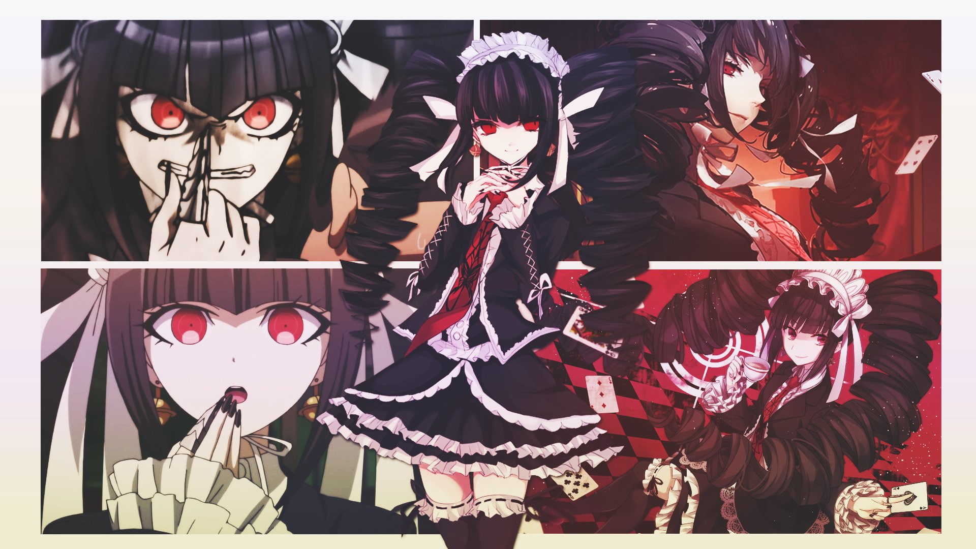 Danganronpa, 1080P, Celestia Ludenberg, HD Wallpaper