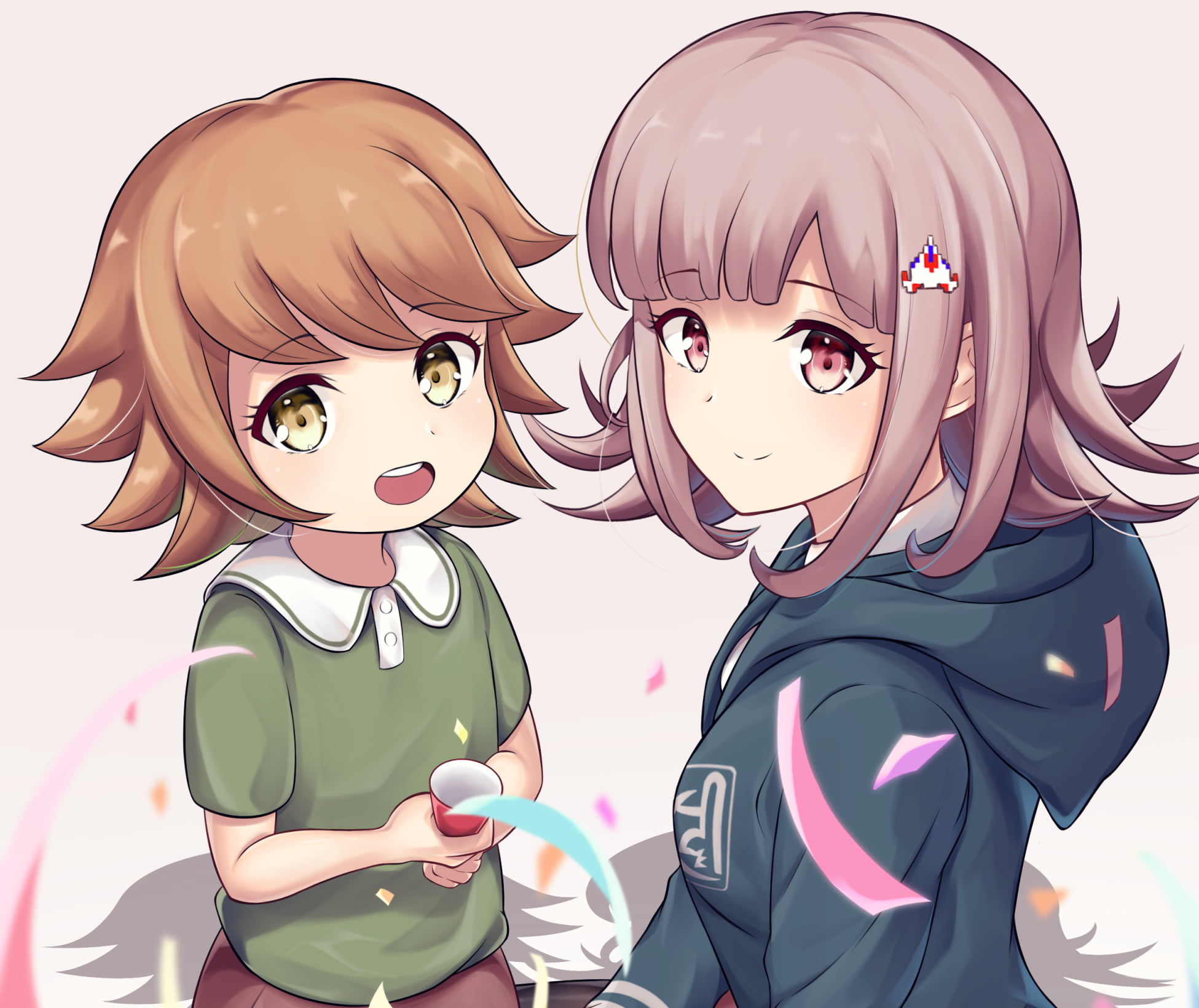 Chihiro Fujisaki, Chiaki Nanami, Danganronpa, 1080P, HD Wallpaper