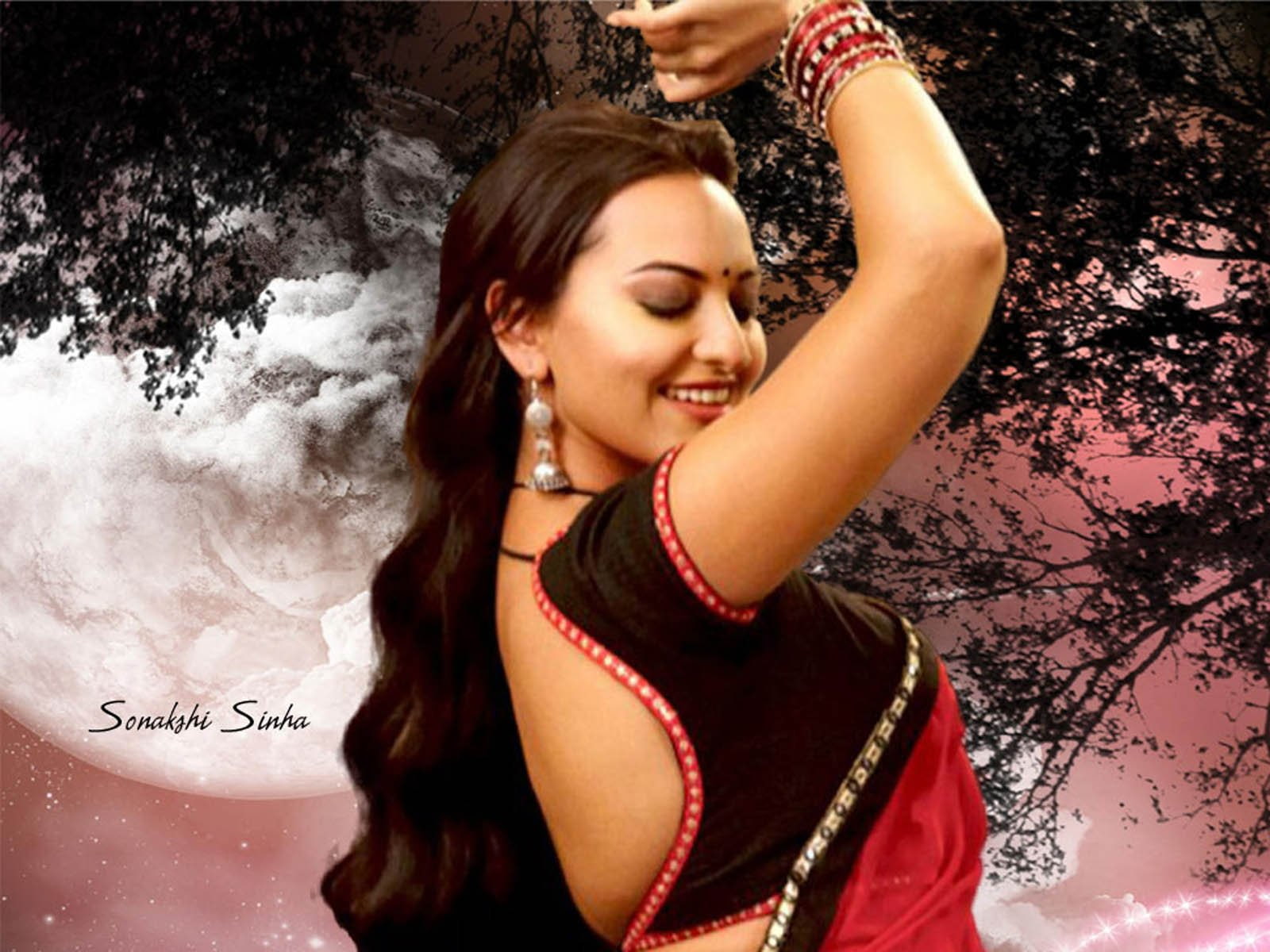 sinha, model, babe, sonakshi, indian, bollywood, 720P, actress, HD Wallpaper