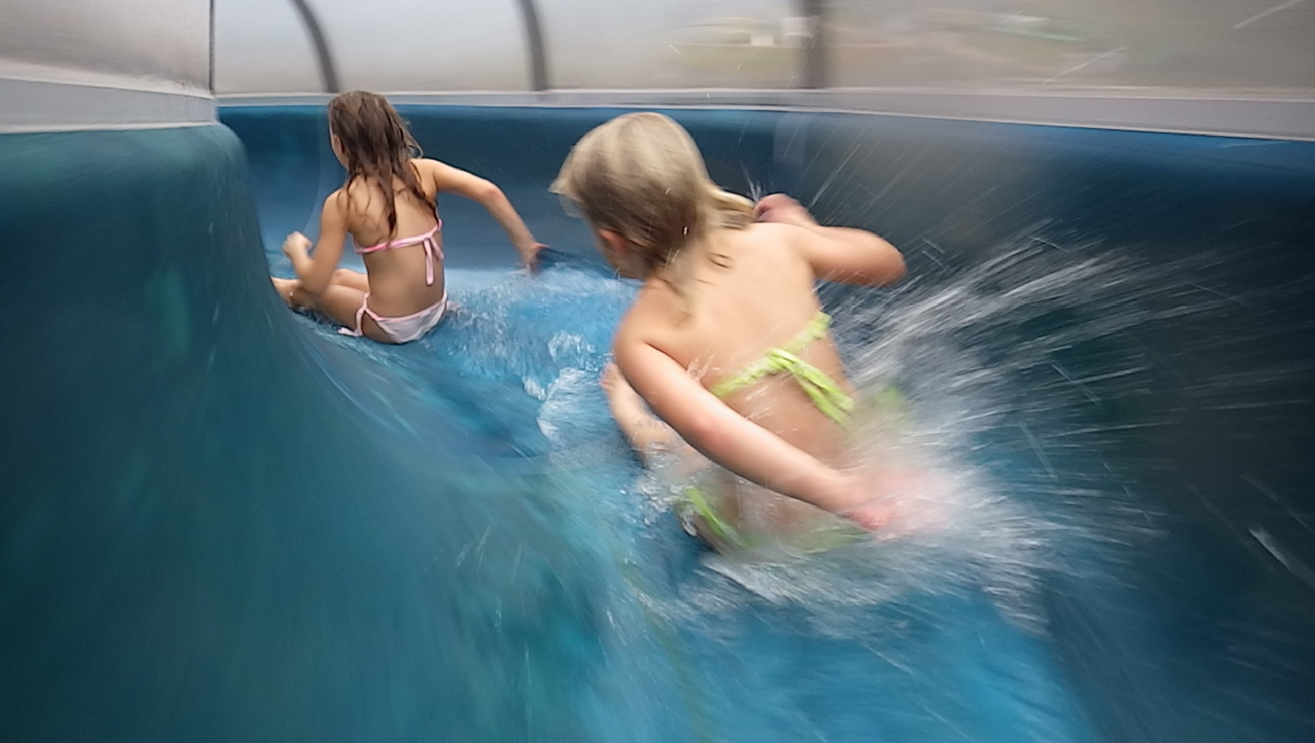 girls, two people, caucasian Ethnicity, positive emotion, adult, adults Only, motion, females, water, pool, enjoyment, Children, indoors, sister, men, 2K, HD Wallpaper