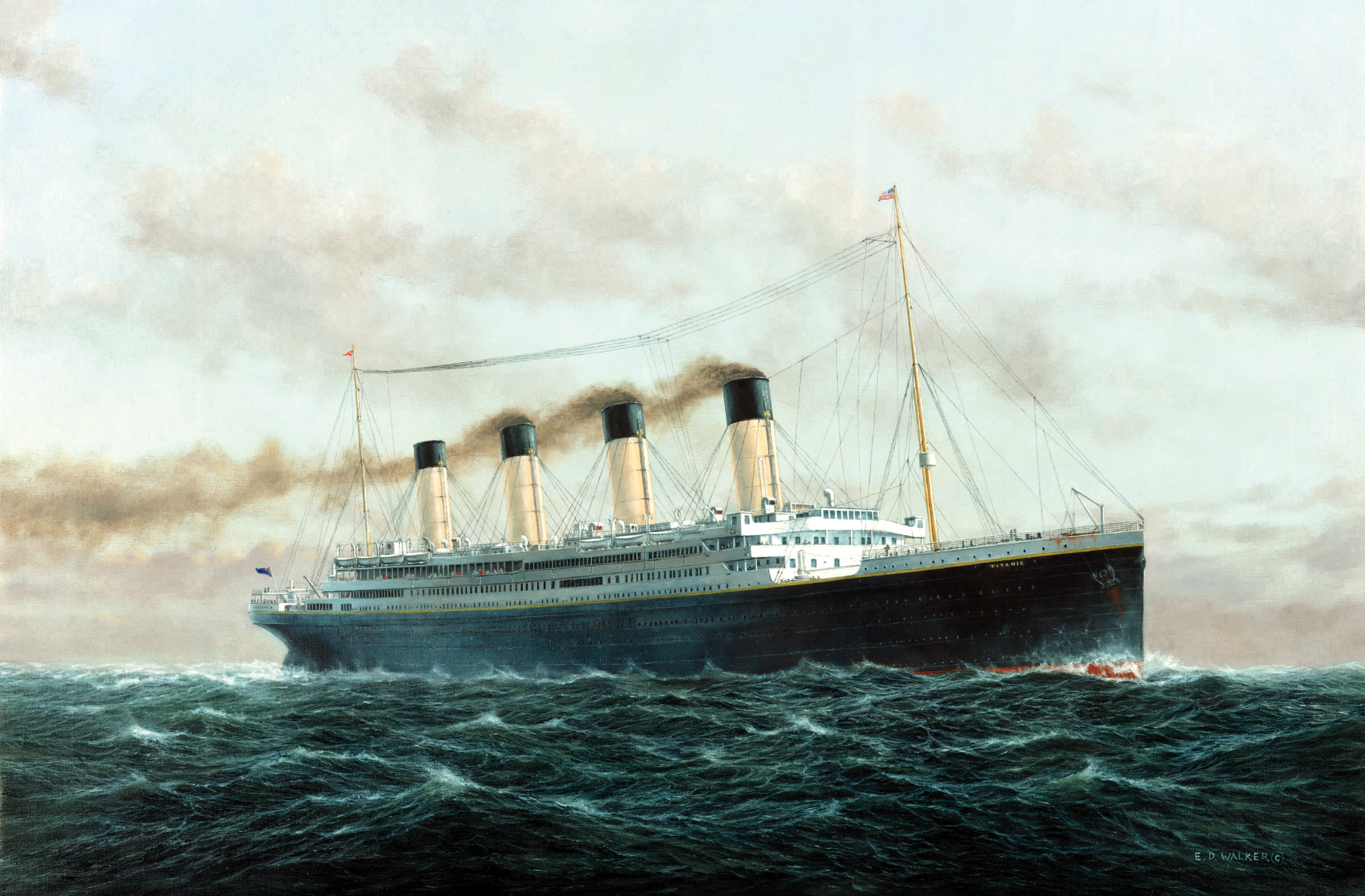 journey, outdoors, vacations, tourism, sky, Titanic, Sea, Passenger ship, people Traveling, Figure, no people, travel Destinations, motion, nautical Vessel, HD Wallpaper