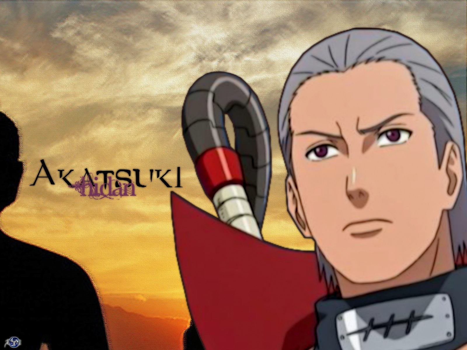 one person, hidan, illustration, Naruto, cloud - sky, communication, mid adult, day, Anime, occupation, 720P, headshot, looking, adult, western script, HD Wallpaper