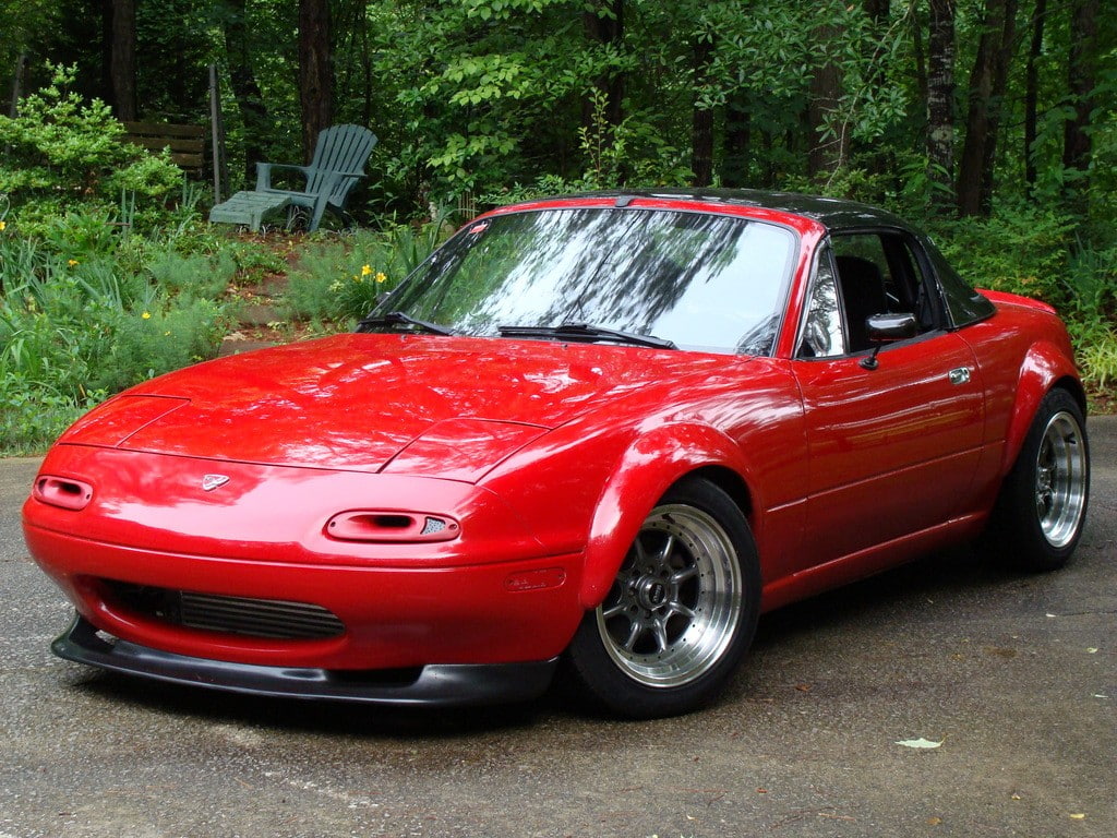 MX-5, Mazda, vehicle, car, red cars, 480P, HD Wallpaper