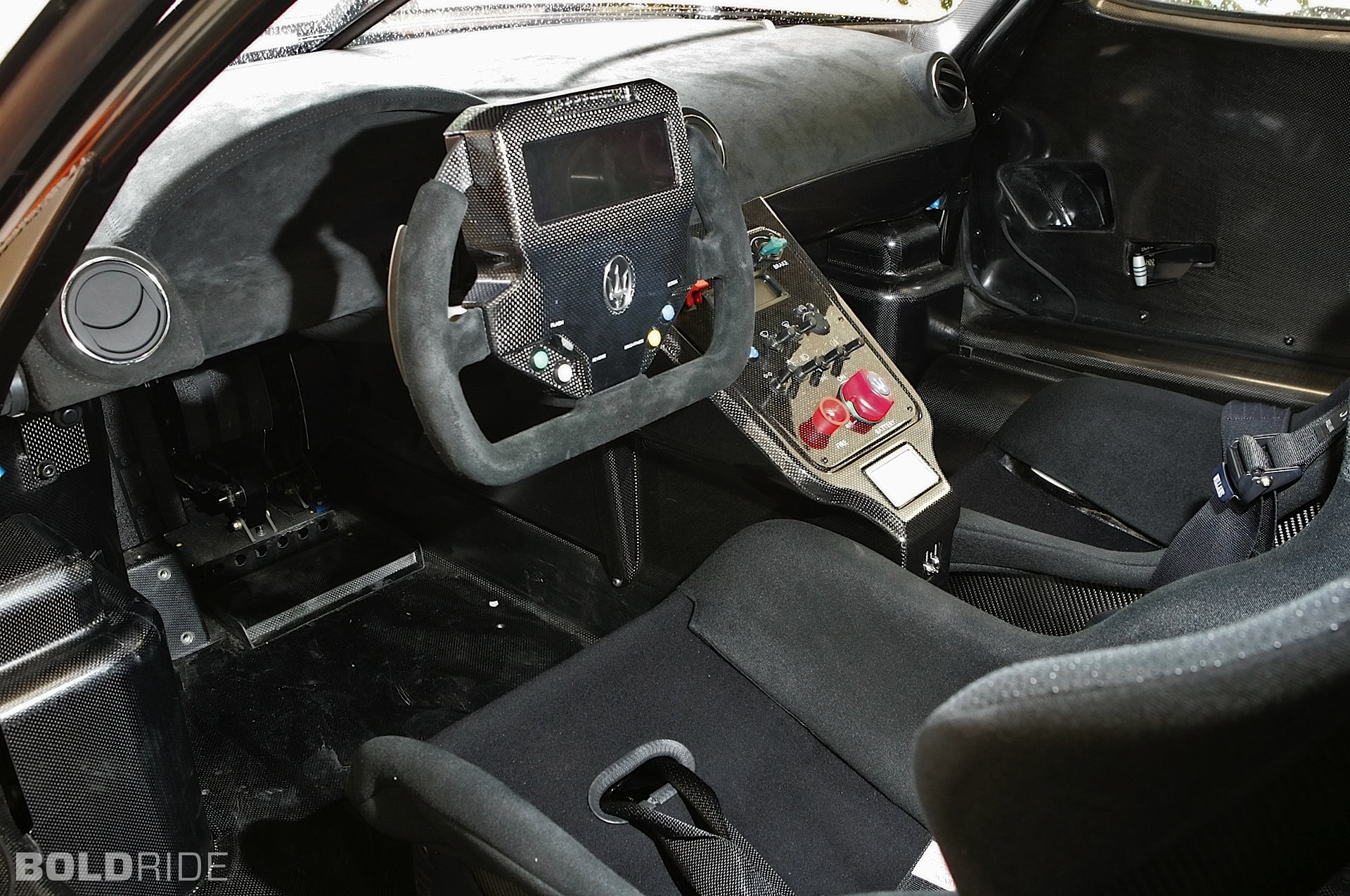 car interior, supercar, day, abandoned, vehicle part, car, interior, vehicle interior, steering wheel, mc12, supercars, travel, land vehicle, corsa, metal, HD Wallpaper