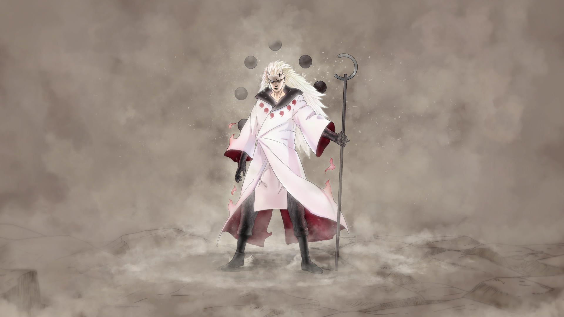  Madara Uchiha, obscured face, 1080P, holding, adult, leisure activity, shippuden, character, Naruto, lifestyles, standing, clothing, one person, HD Wallpaper