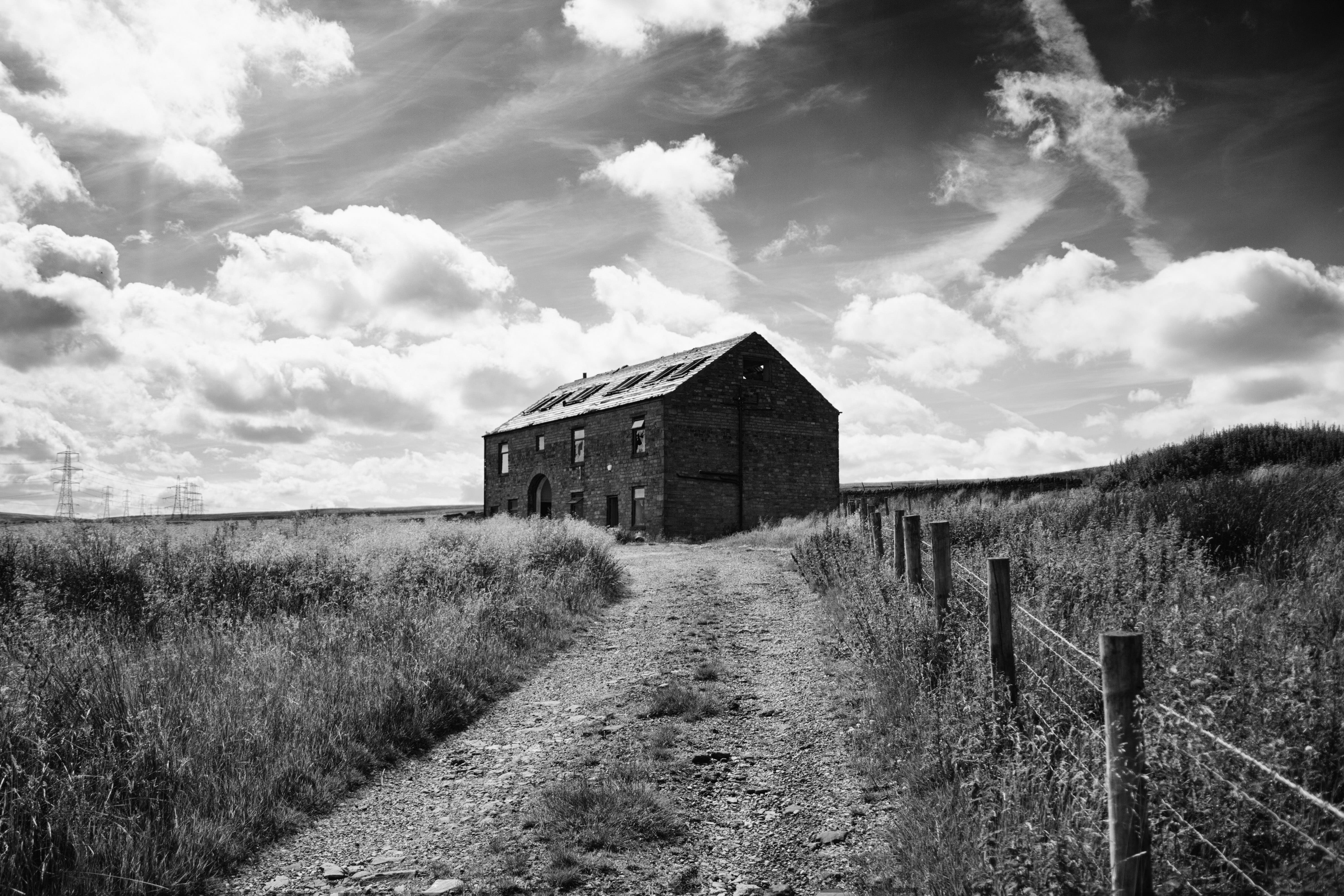 land, home, abandoned, environment, old-fashioned, building exterior, non-Urban Scene, outdoors, broken, farm, barn, built structure, rural Scene, landscape, HD Wallpaper