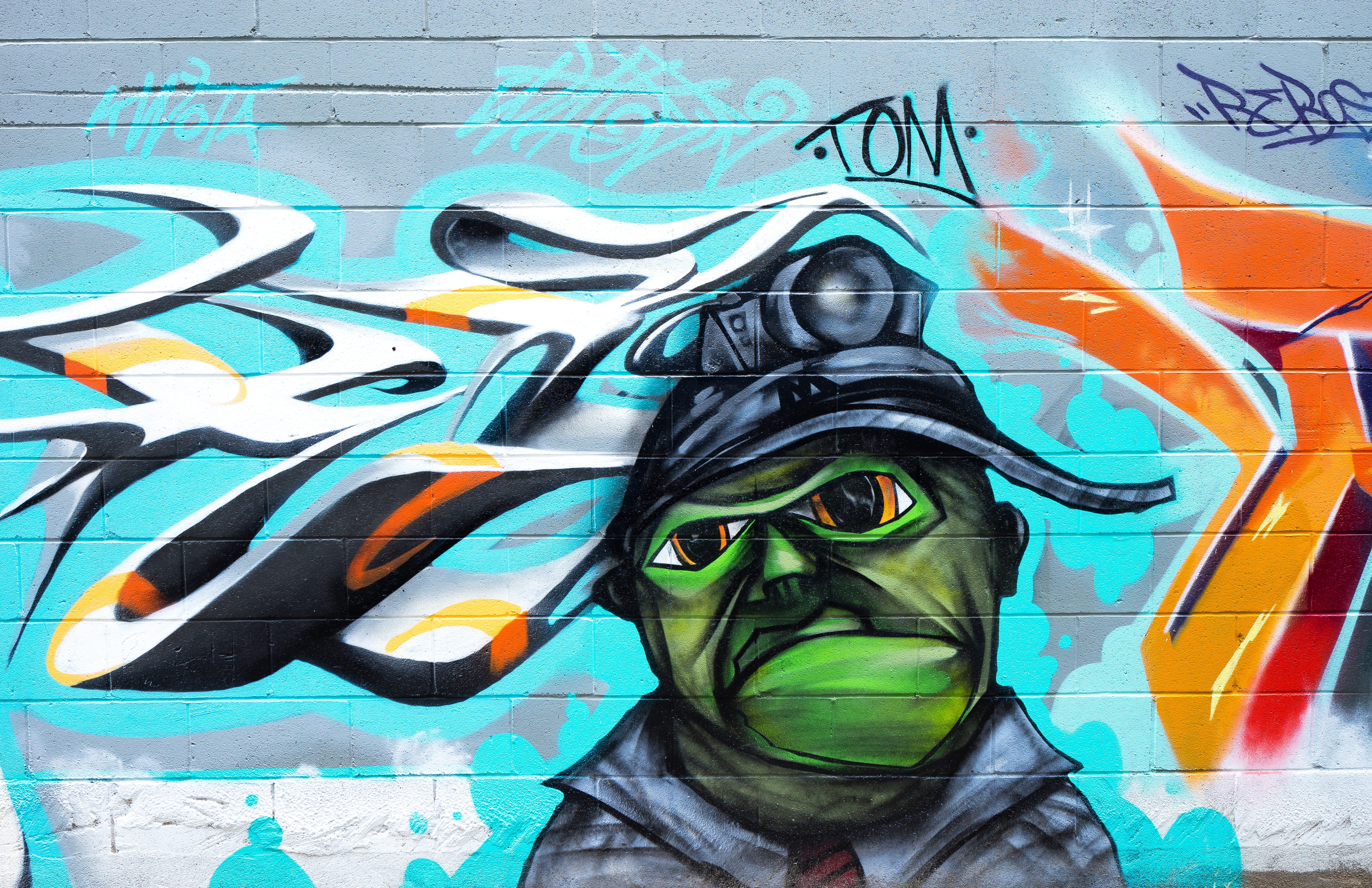 representation, vibrant, built structure, art, creativity, vandalism, wall - building feature, day, drawing - art product, street, spray paint, paint, close-up, HD Wallpaper