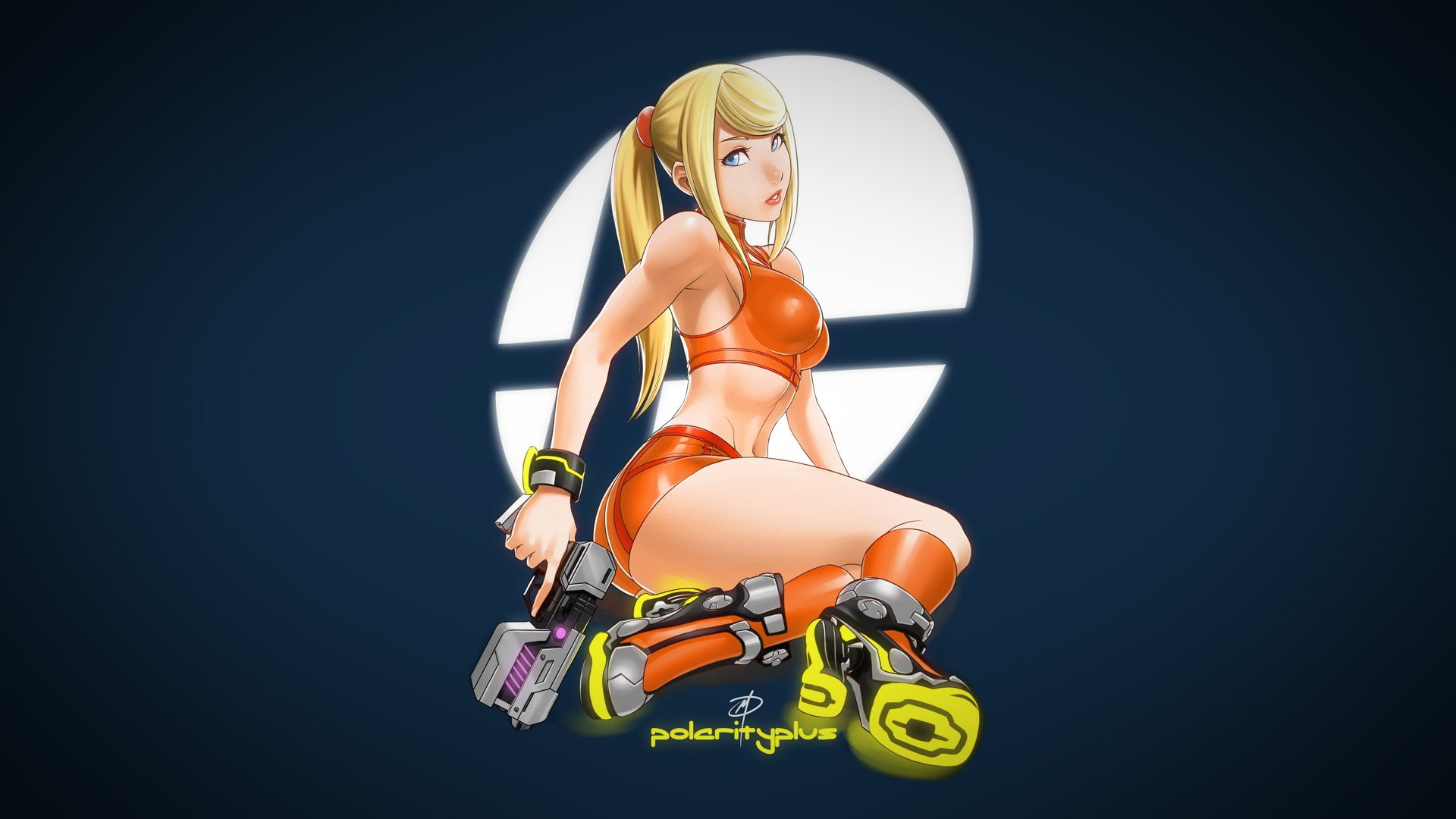 super, smash, bros, aran, 1080P, metroid, samus, HD Wallpaper