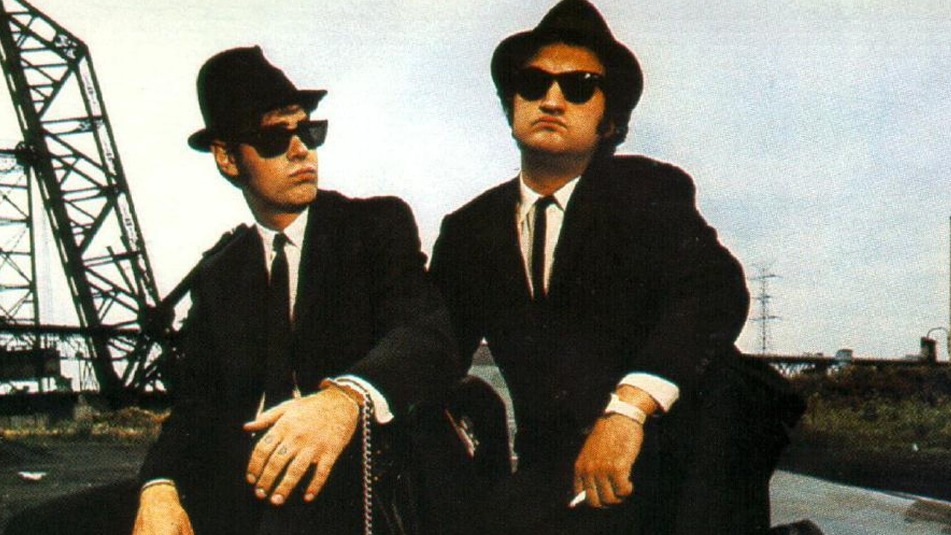 sunglasses, young men, young adult, clothing, portrait, business, movies, day, males, fashion, people, adult, glasses, government, suit, Blues Brothers, HD Wallpaper