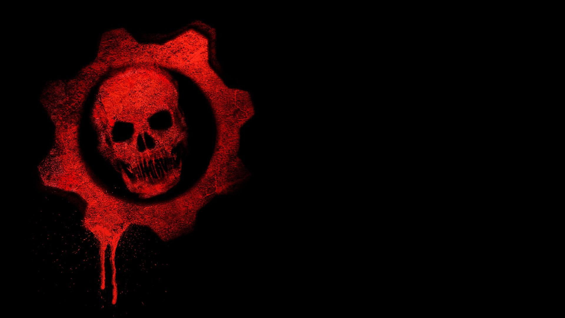 gears, war, gears of war, art, x, 1080P, video, hd, games, logos, HD Wallpaper