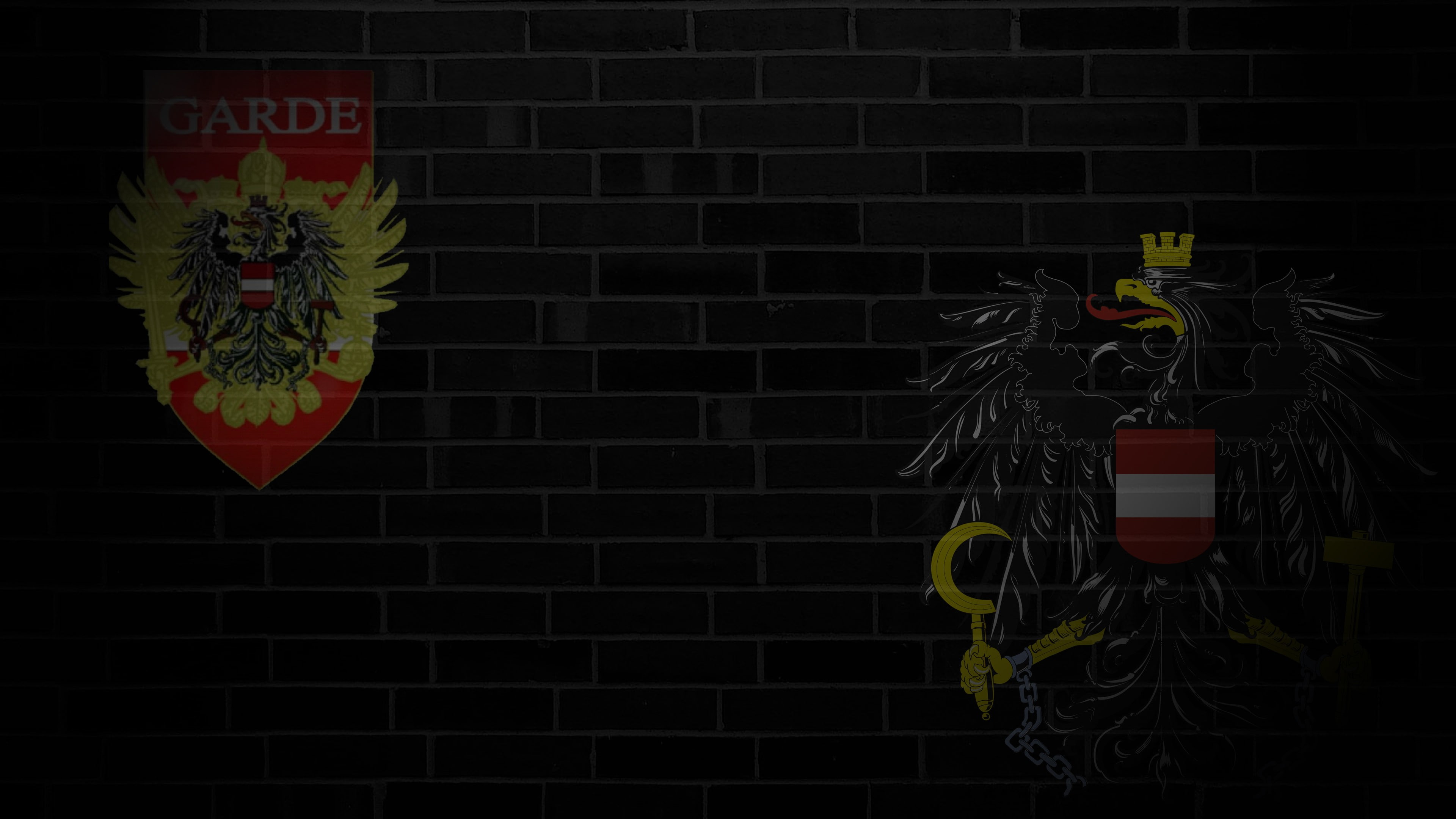 Austria, no people, graffiti, brick, 4K, warning sign, built structure, architecture, multi colored, sign, plant, pattern, wall, art and craft, text, brick wall, HD Wallpaper