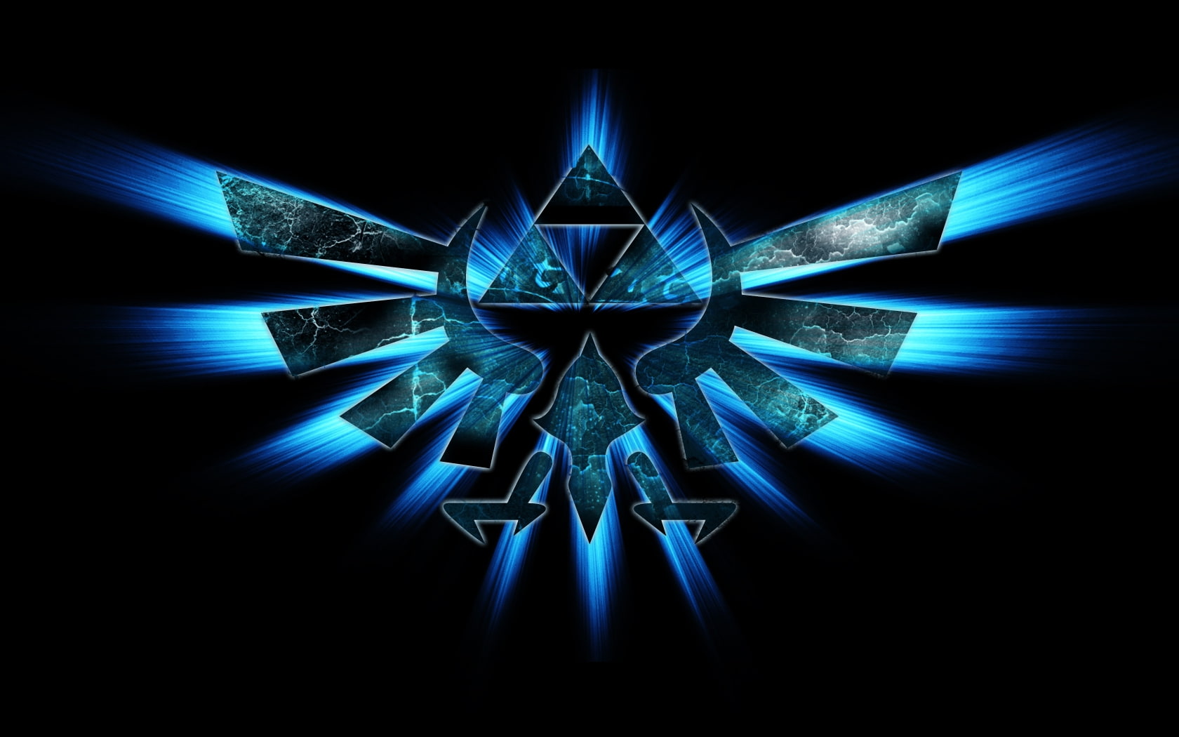 legend, hd, zelda, art, eagles, x, video, Triforce, 720P, pyramids, games, logos, HD Wallpaper