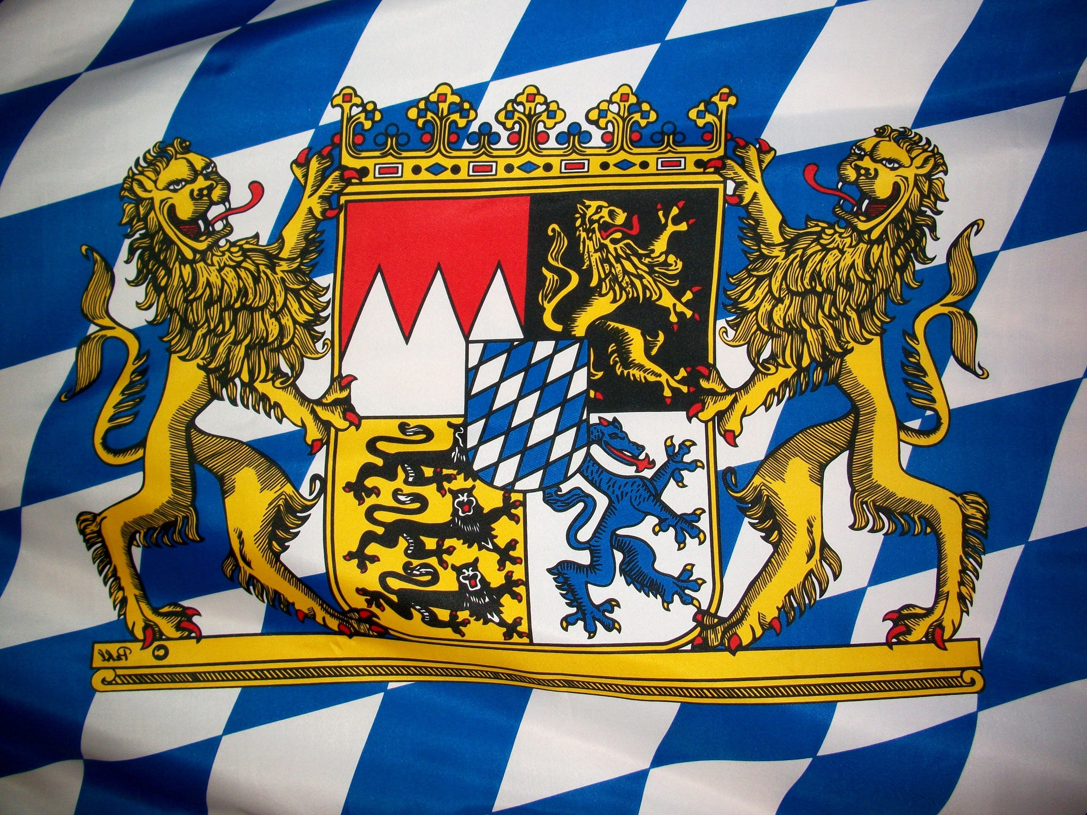travel destinations, architecture, Emblem, flag, blue, no people, history, lion - feline, craft, mural, Crest, male likeness, design, pattern, 2K, art and craft, HD Wallpaper