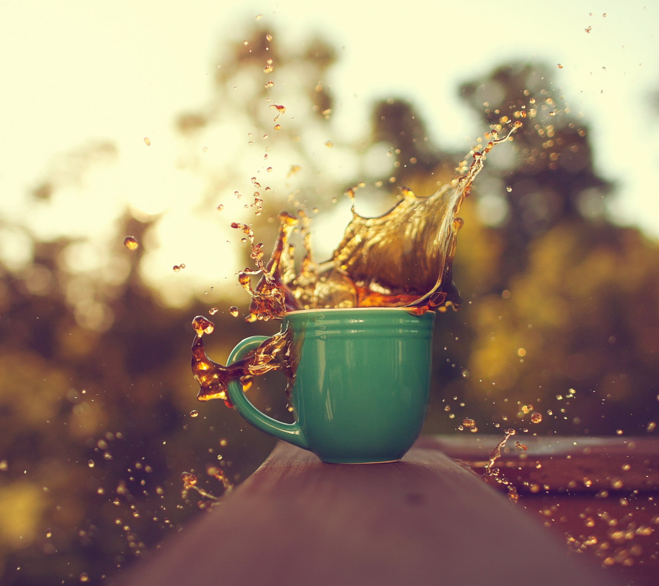 mugs, splashes, 1080P, HD Wallpaper