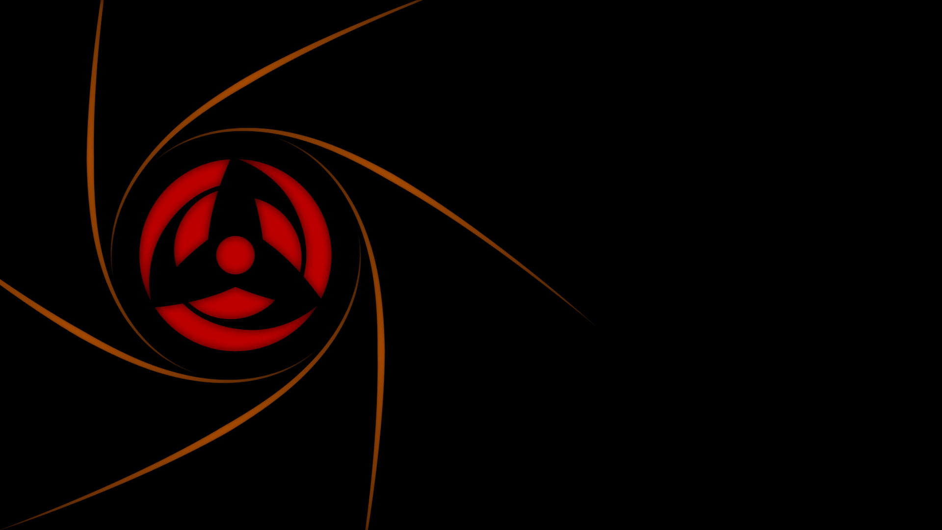 close-up, light, no people, naruto, motion, copy space, light - natural phenomenon, sign, indoors, lighting equipment, obito, sharingan, night, car, black background, HD Wallpaper