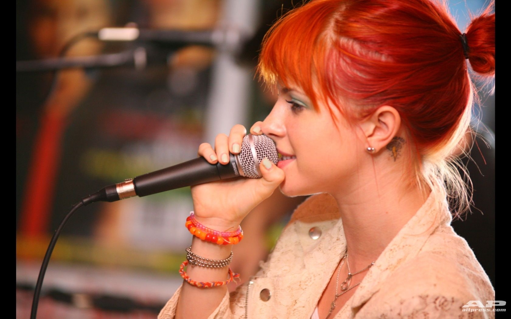 singers, williams, paramore, 720P, women, redheads, x, hayley, art, tattoos, Hayley Williams, music, hd, HD Wallpaper