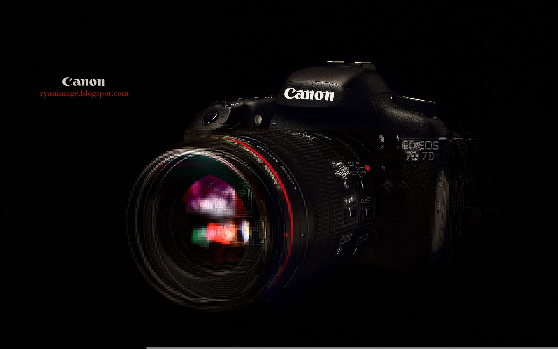 indoors, black color, dslr, western script, black, slr camera, photographic equipment, Canon, text, nightlife, 1080P, reflection, camera, the camera, EF 100mm F2.8L macro Hybrid IS, HD Wallpaper