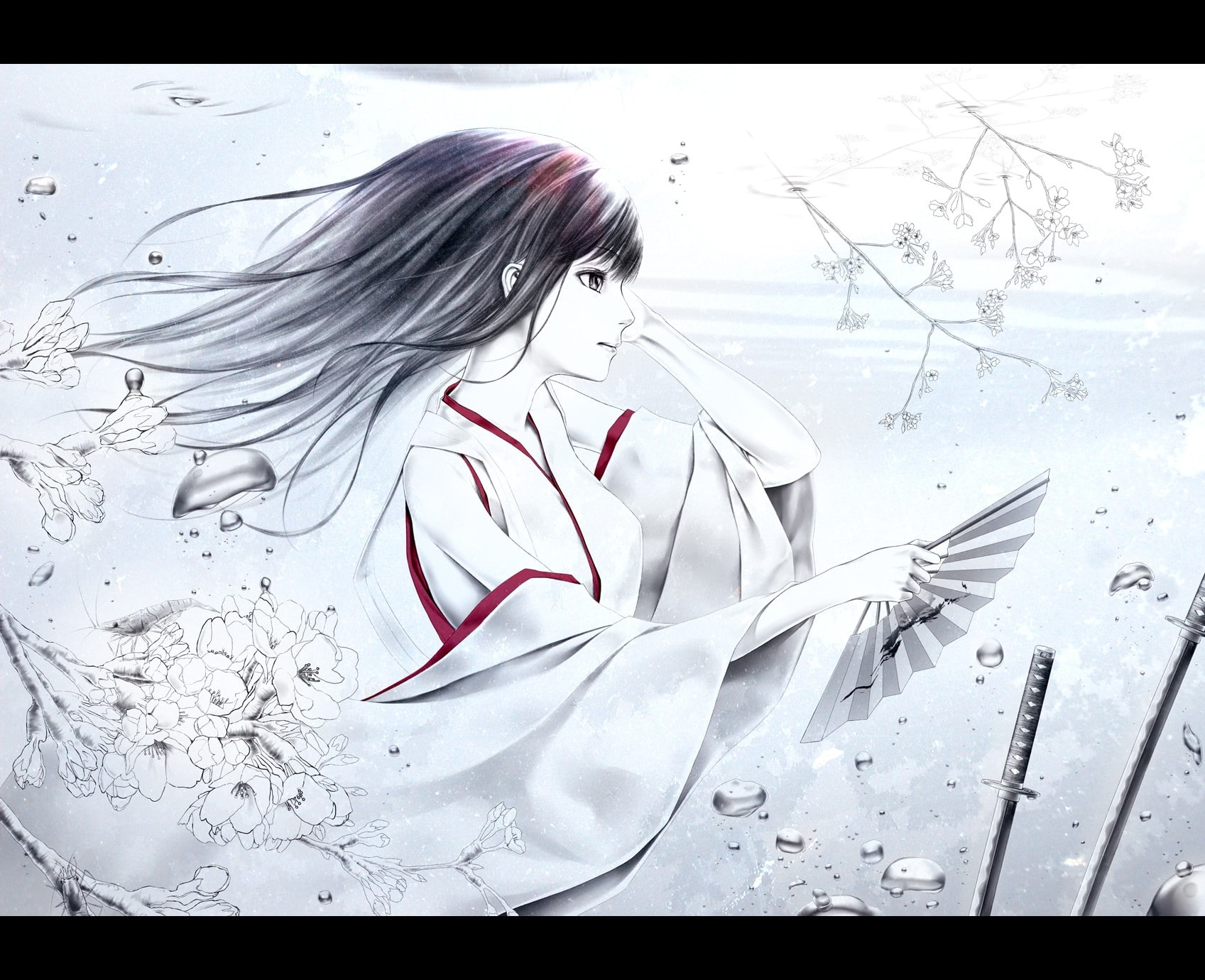 anime girls, anime, Kantai Collection, Haruna (KanColle), 720P, HD Wallpaper