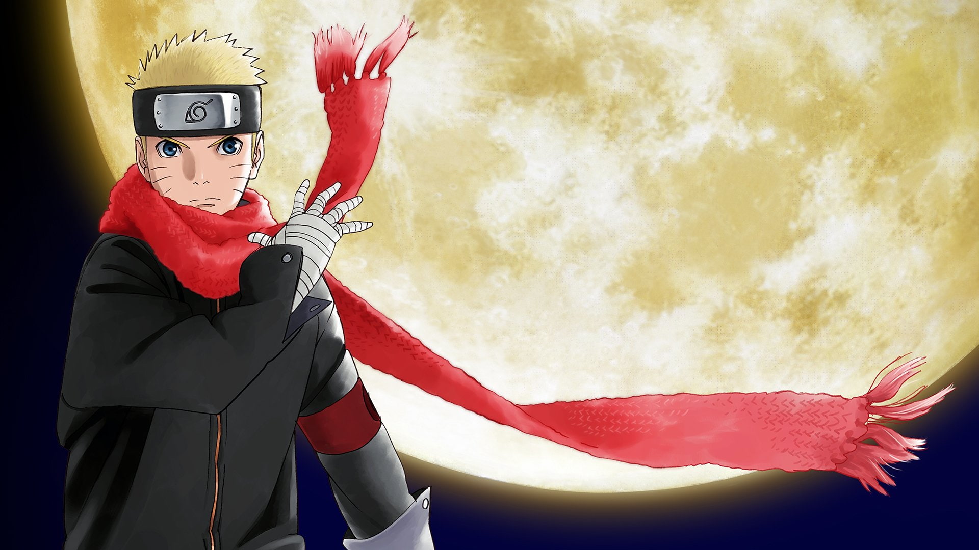 one person, holding, celebration, emotion, front view, indoors, mask, red, clothing, looking at camera, waist up, child, The Last: Naruto the Movie, 1080P, HD Wallpaper
