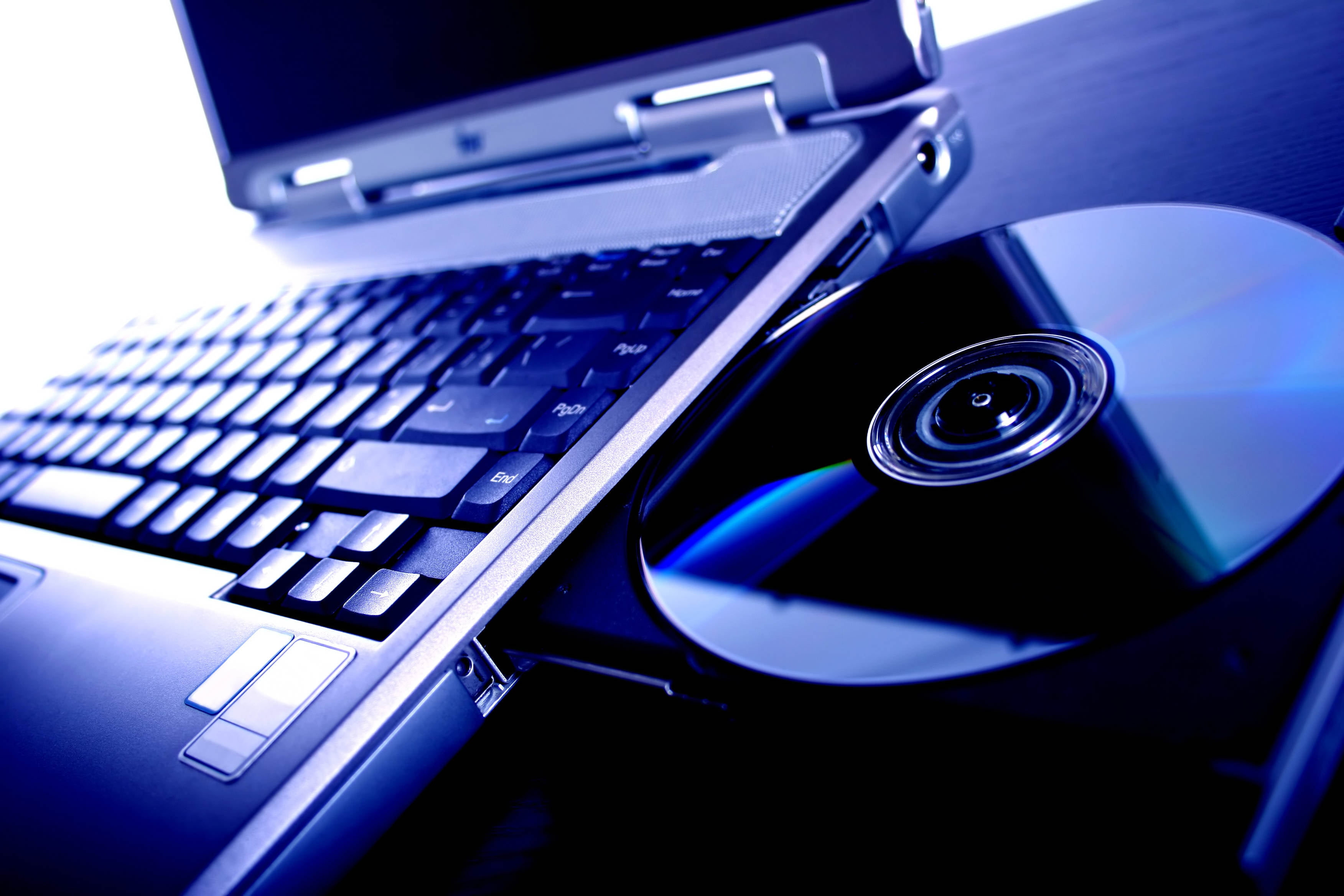 equipment, indoors, corporate business, blue, disk, laptop, information Medium, communication, actuator, computer equipment, cD-ROM, internet, computer Key, HD Wallpaper